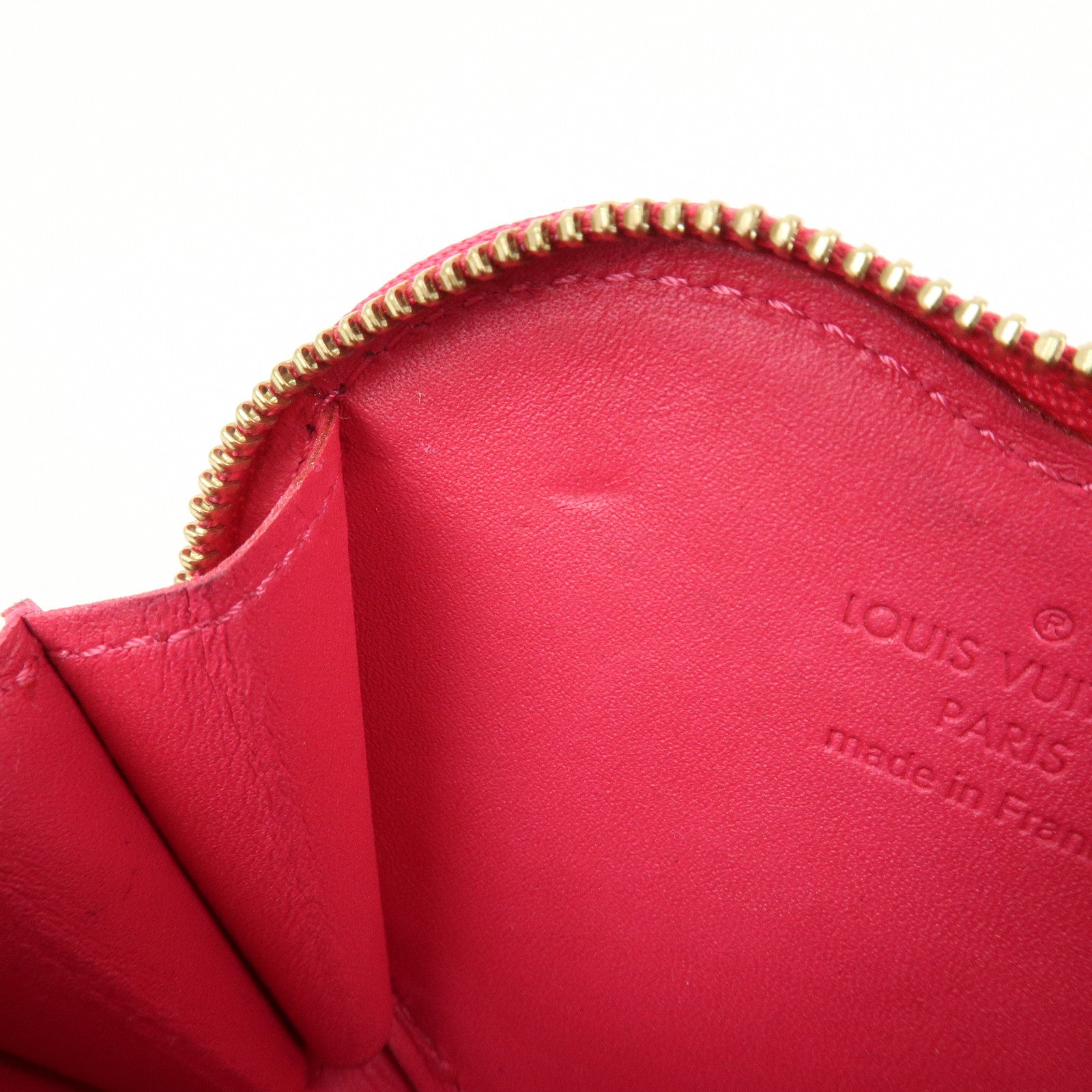 Louis Vuitton Monogram Vernis Porte Monnaie Coeur Coin Case M93657