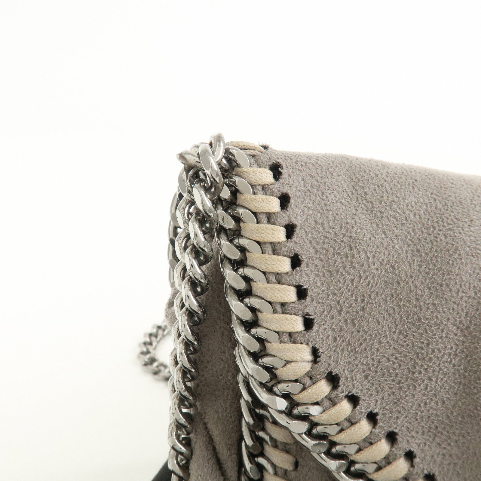 STELLA MCCARTNEY Falabella Mini Shoulder Bag Grey
