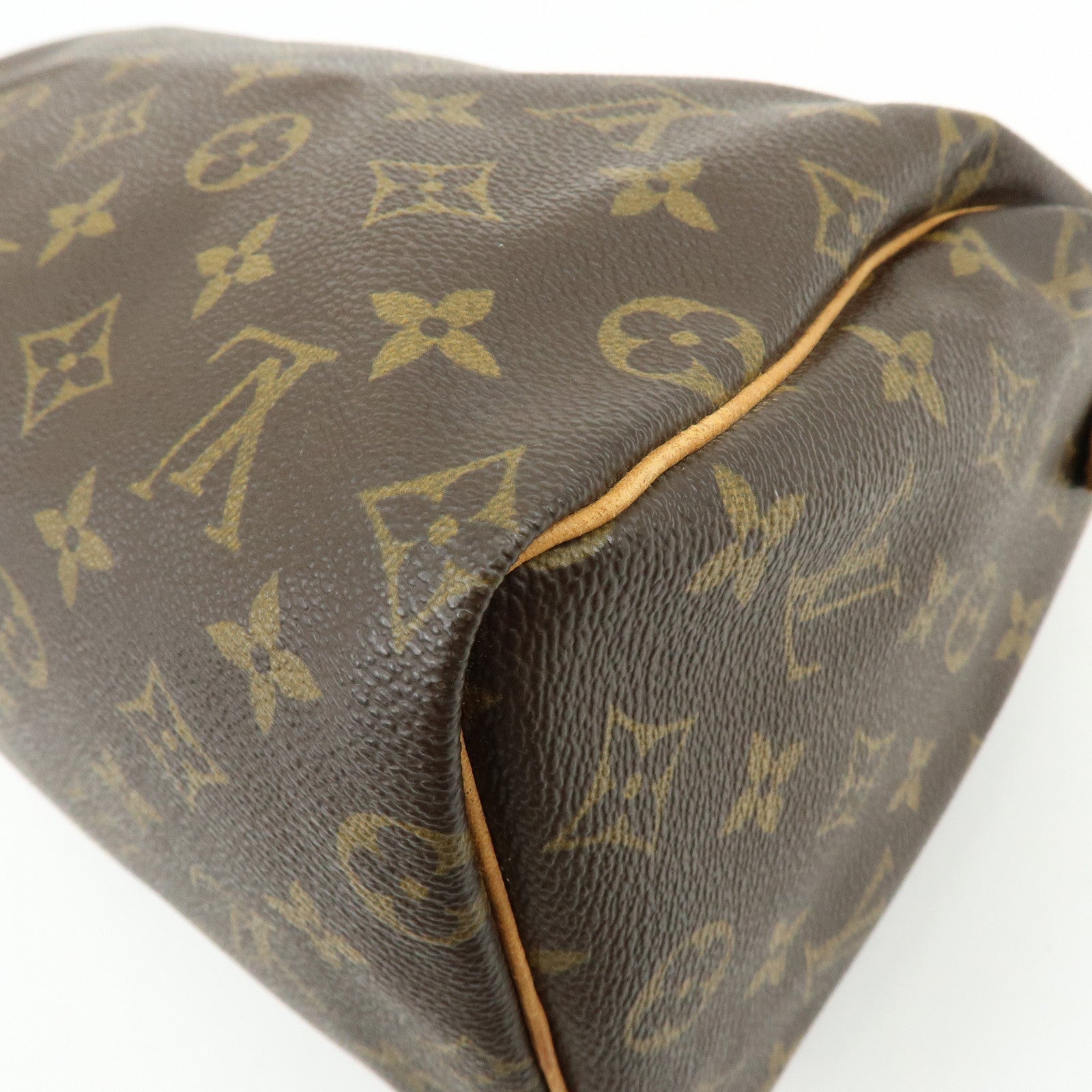 Louis Vuitton Monogram Speedy 25 Boston Bag Hand Bag Brown M41528