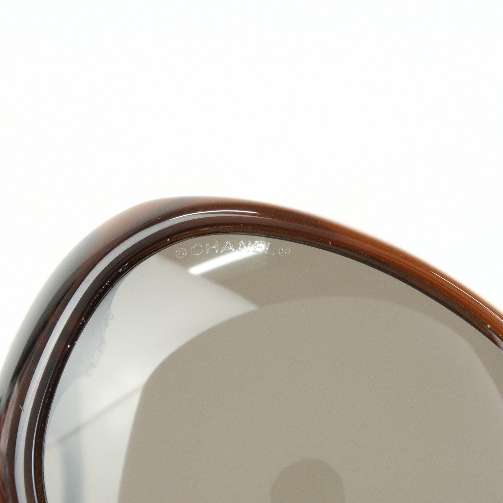 CHANEL Camellia Plastic Sunglasses Brown 5113-A56□16
