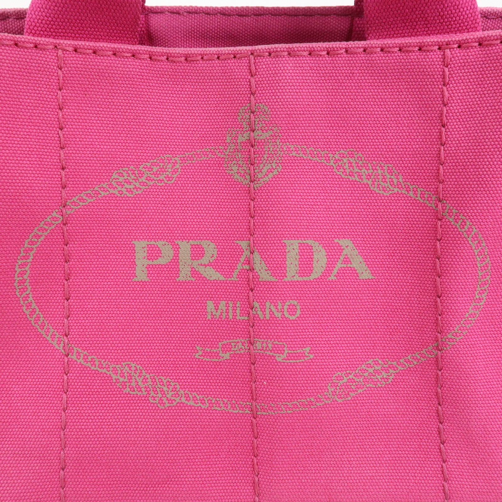 PRADA Canvas Canapa Mini 2Way Bag Hand Shoulder Bag Pink B2439G