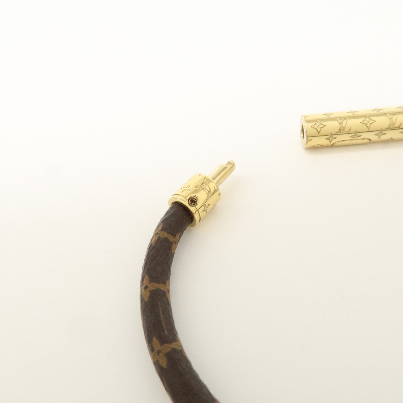 Louis Vuitton Monogram LV Confidential Bracelet Brown M8274