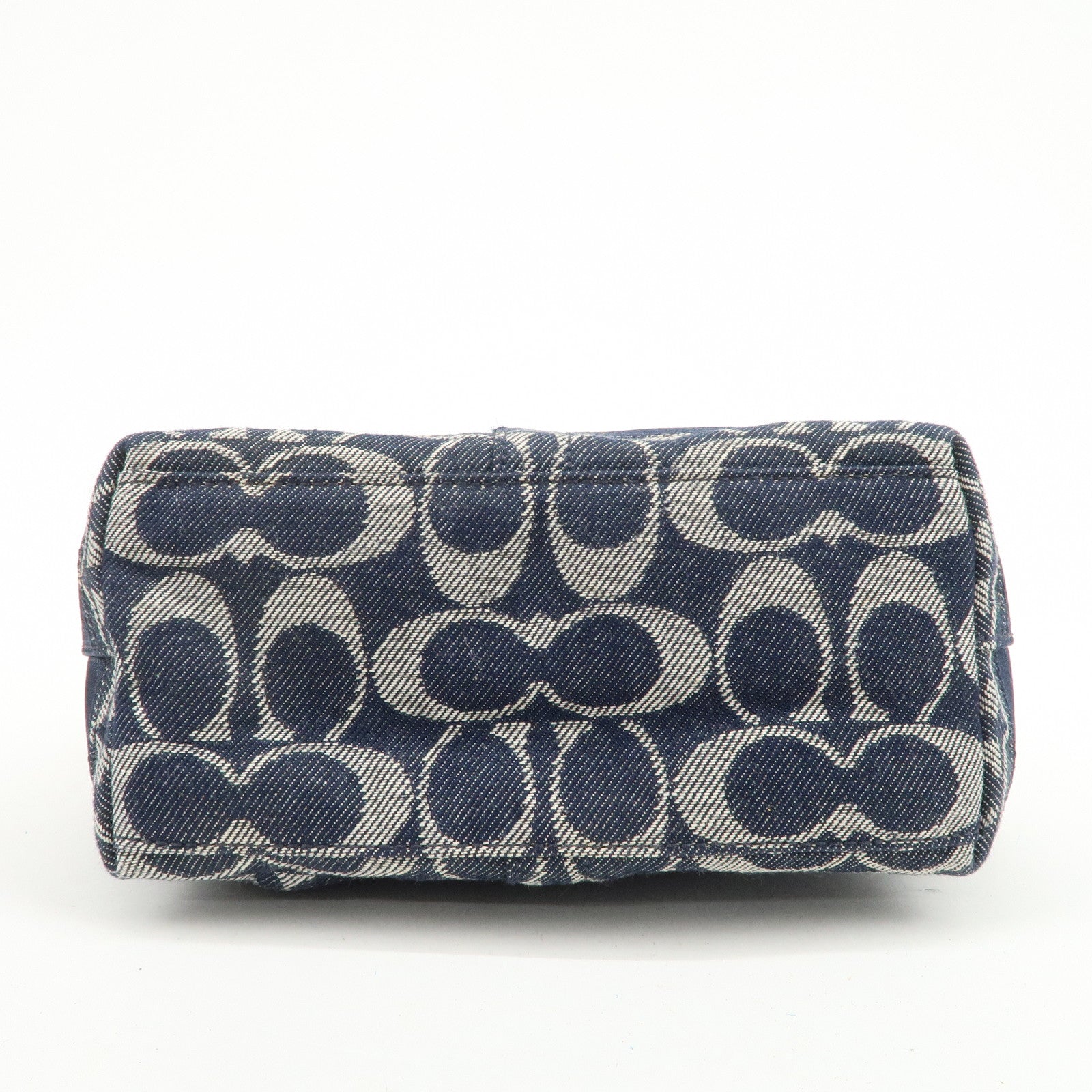 COACH Set of 3 Shoulder Bag Hand Bag Blue Brown