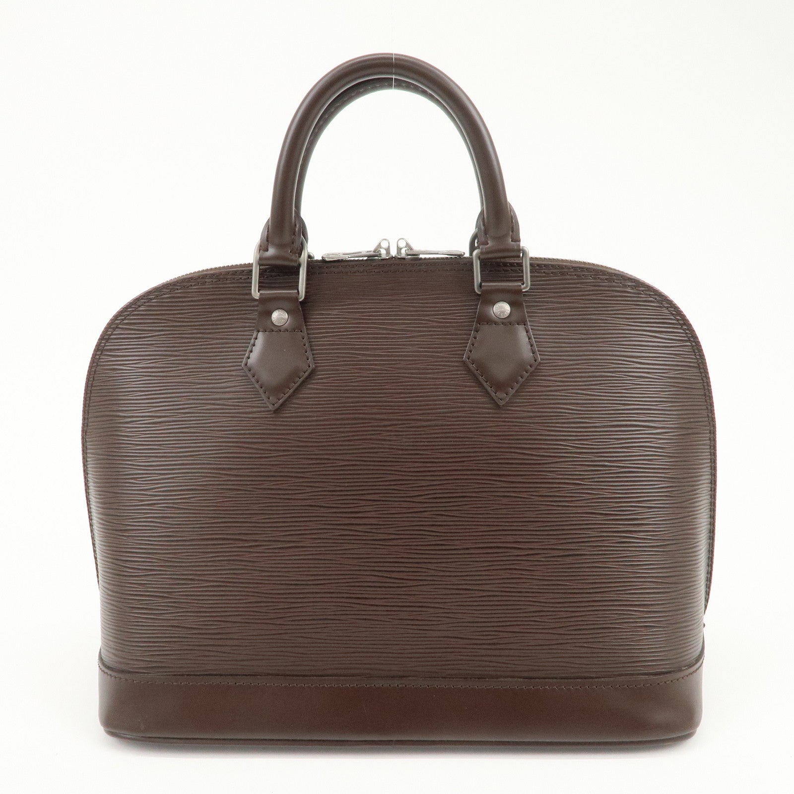Louis Vuitton Epi Leather Alma Hand Bag Mocha M5214D