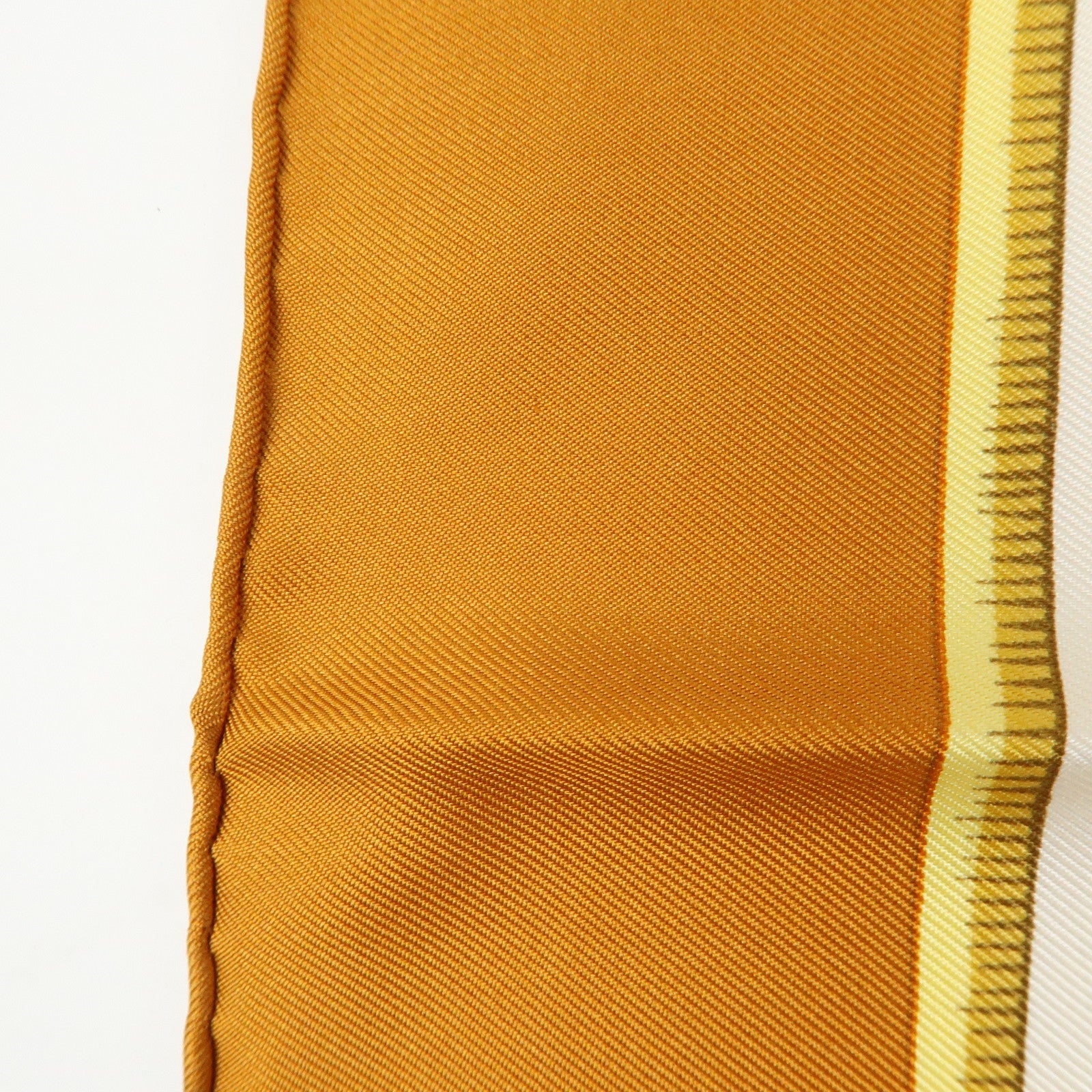 HERMES Carre Silk 100% Scarf Caraibes Oiseaux Light Brown