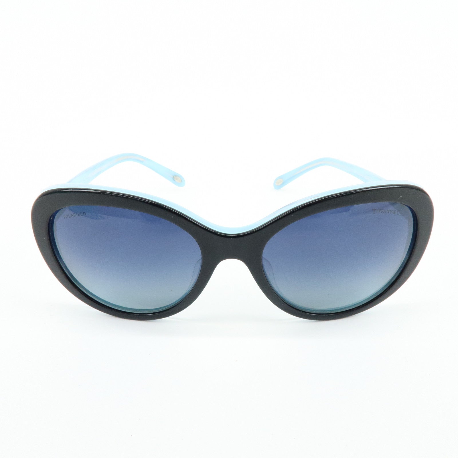 Tiffany & Co Return to Tiffany Plastic Sunglasses Black Light Blue