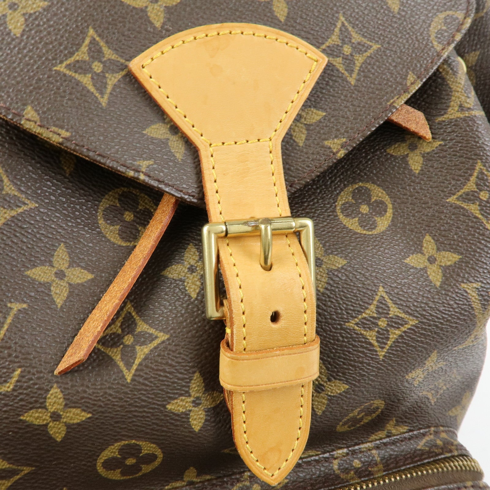 Louis Vuitton Monogram Montsouris GM Backpack Rucksack Brown M51135