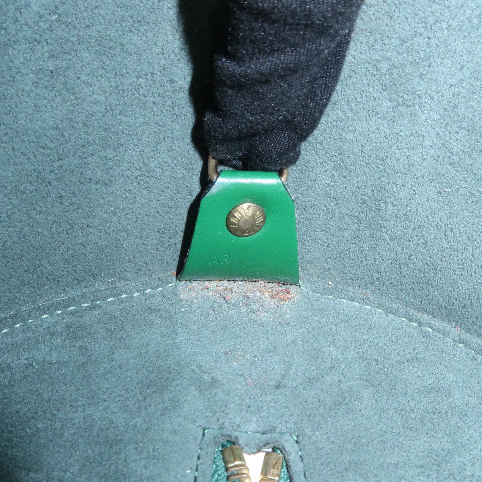 Louis Vuitton Epi Leather Soufflot Hand Bag Borneo Green M52224