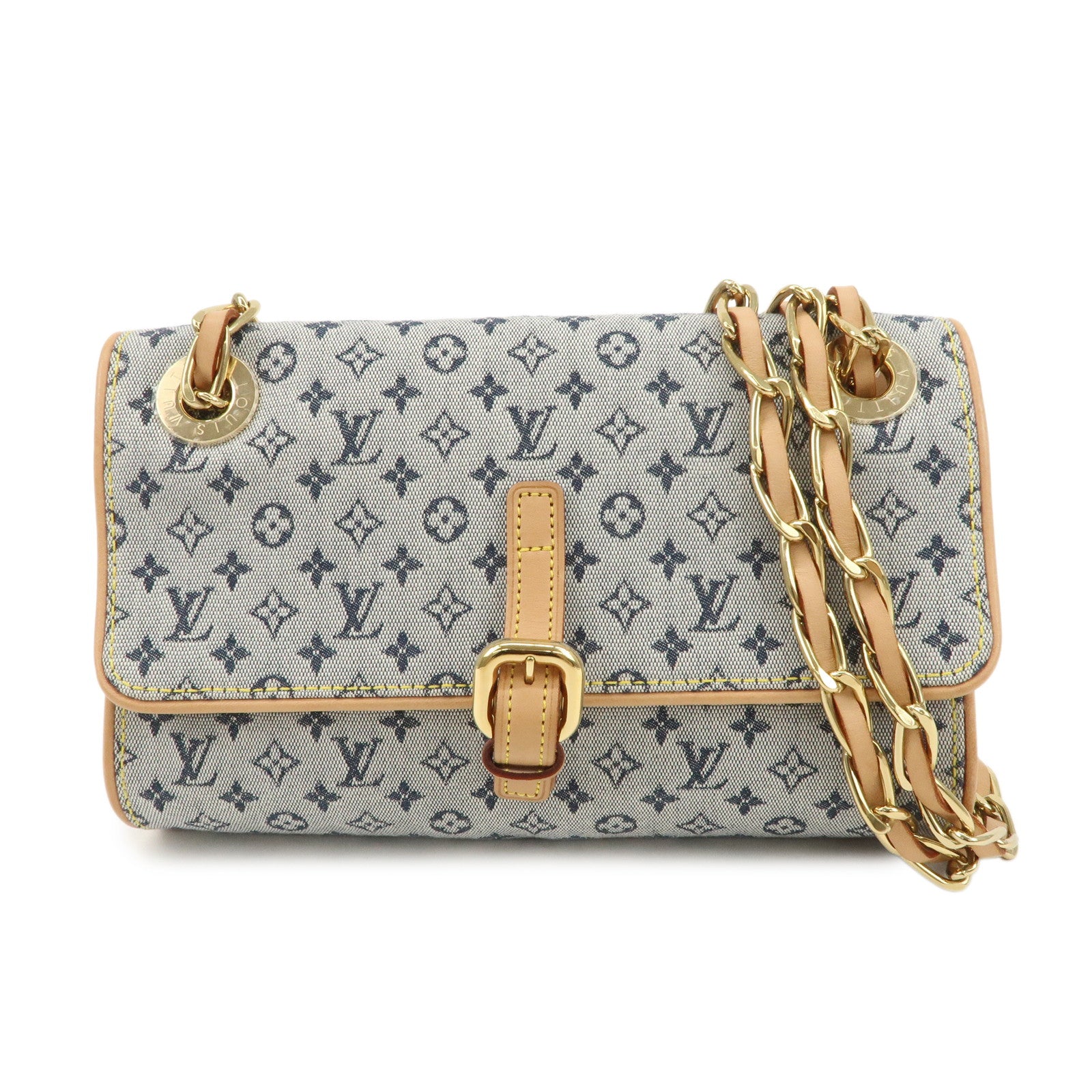 Louis Vuitton Monogram Mini Camille Shoulder Bag Blue M92002