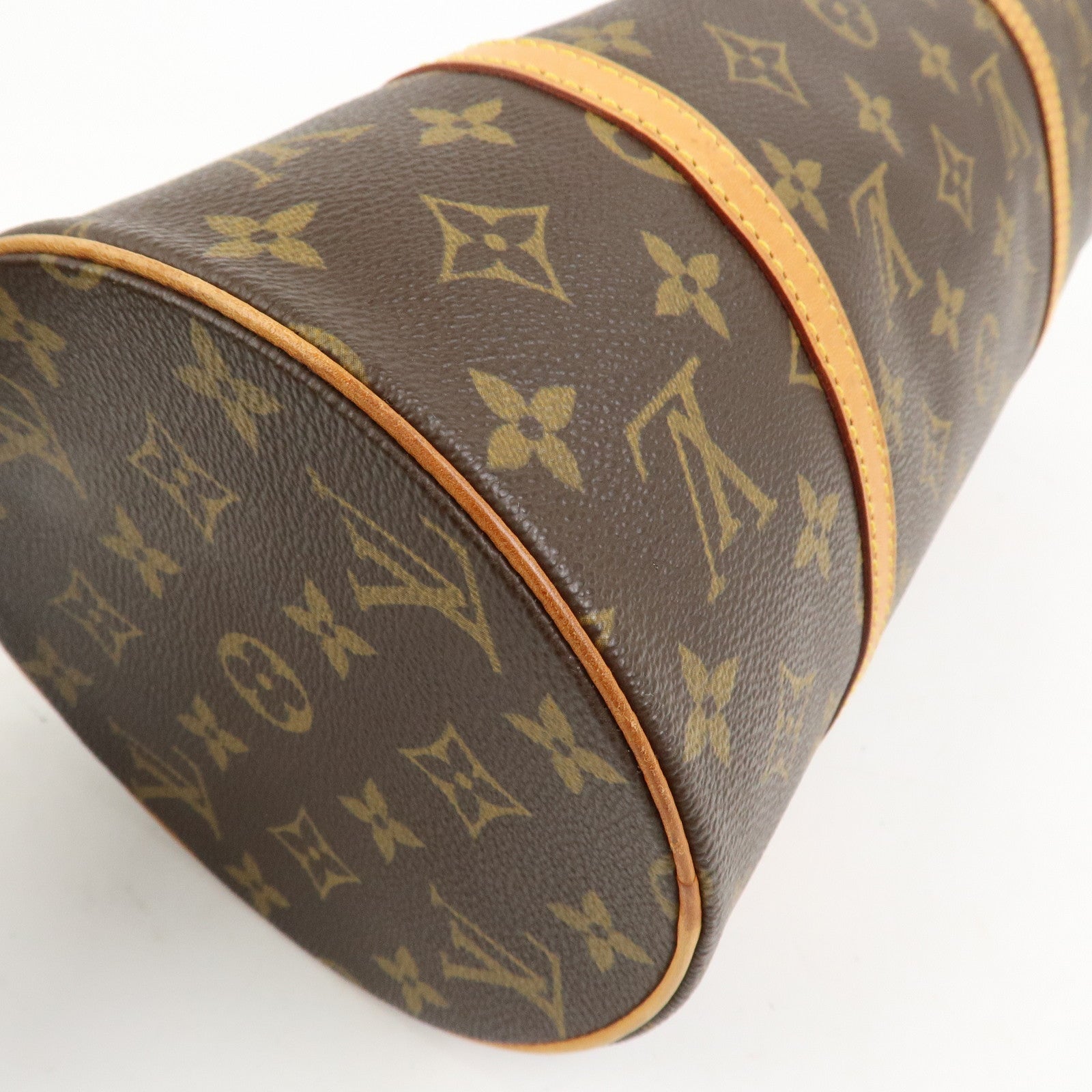 Louis Vuitton Monogram Papillon 30 Hand Bag New Style Brown M51385