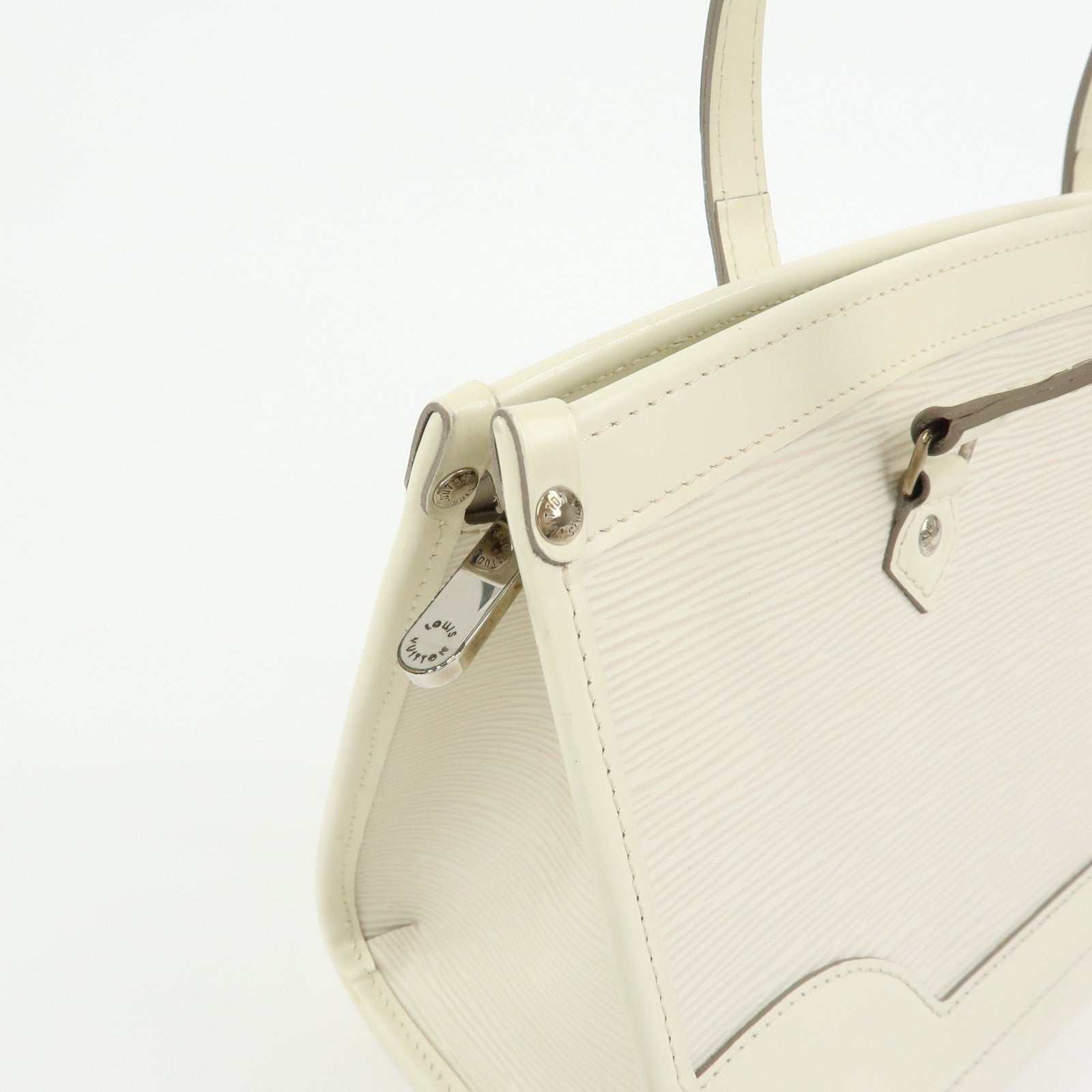 Louis Vuitton Epi Madeleine PM Hand Bag Ivoire White M5933J