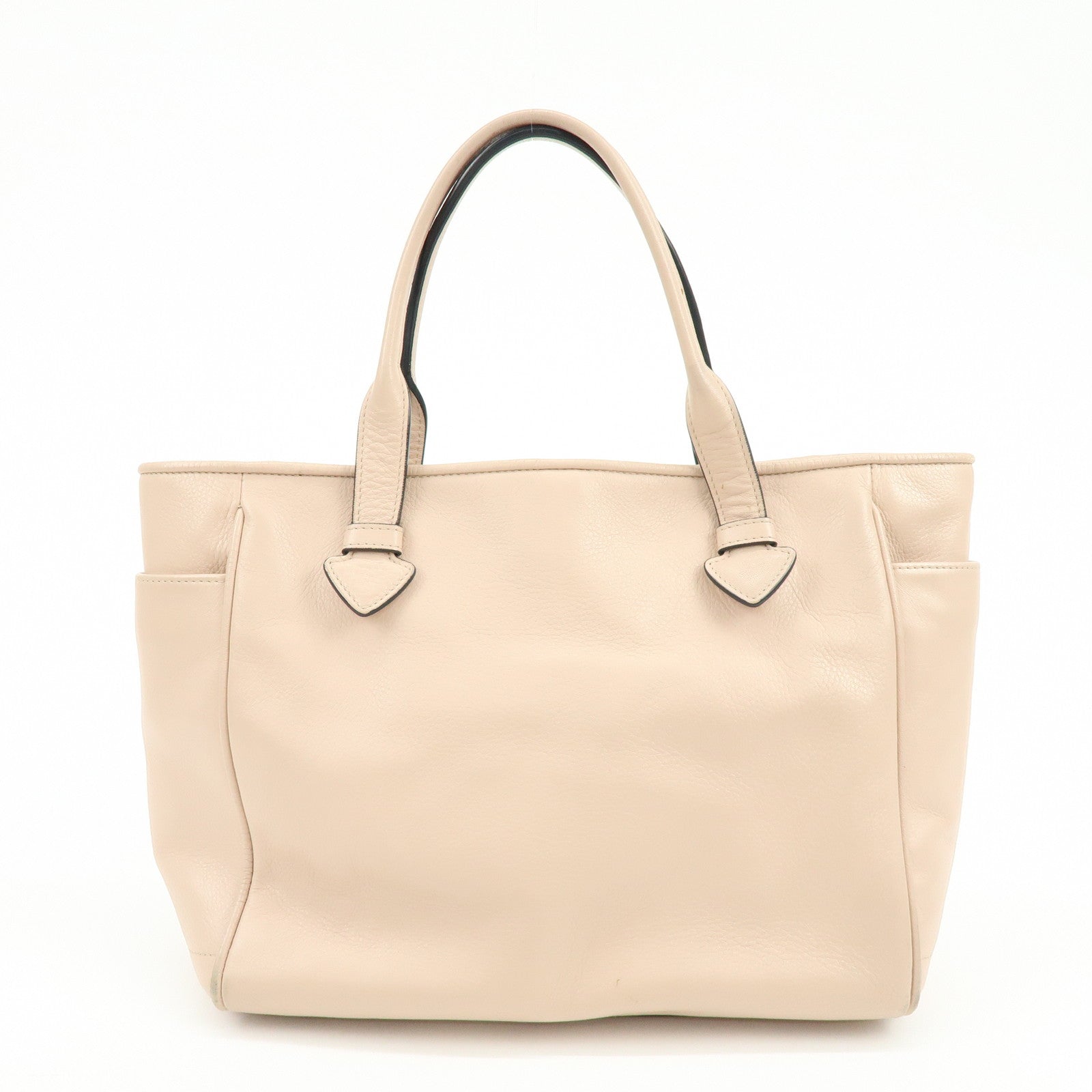 LOEWE Heritage Calf Leather Tote Bag Hand Bag Light Pink