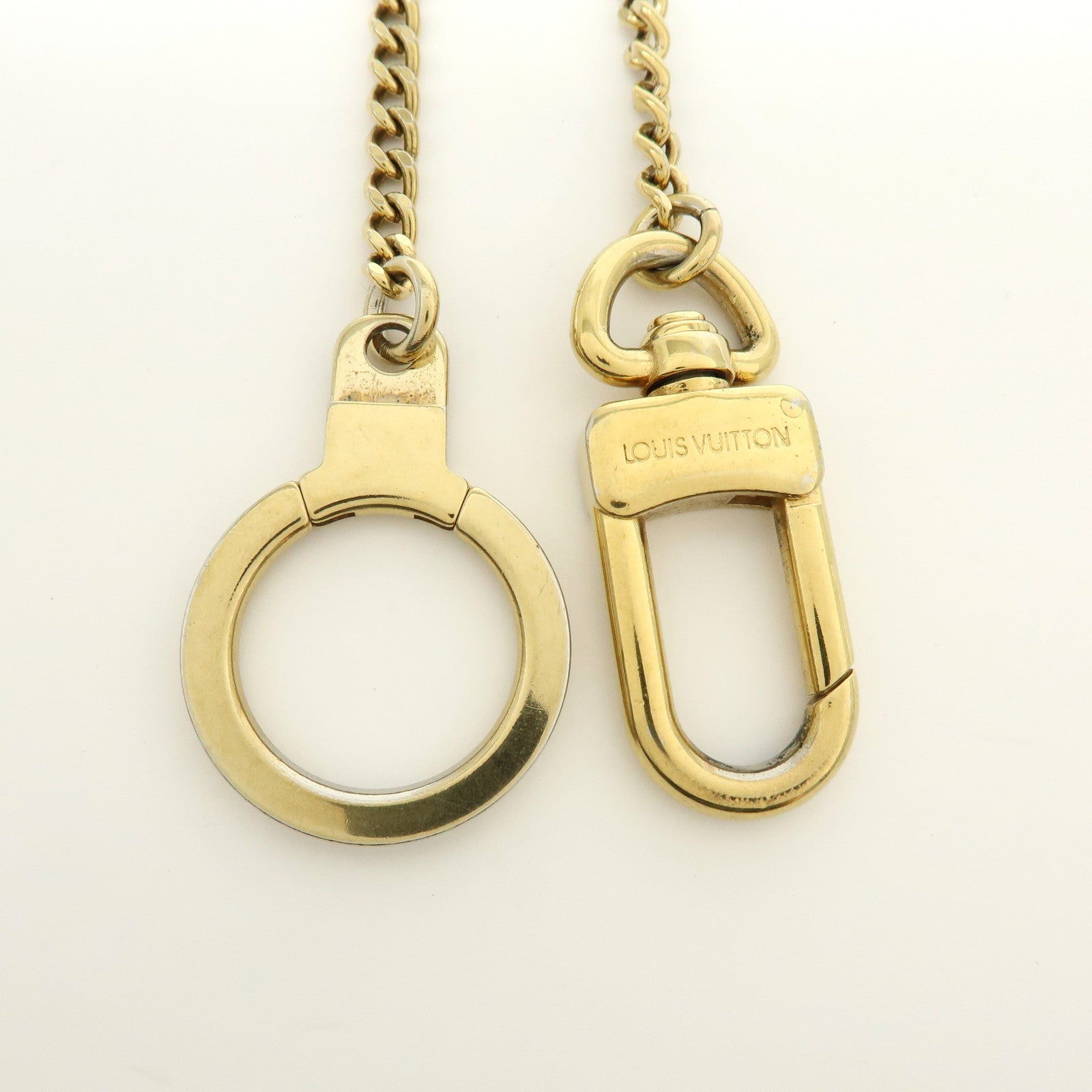 Louis Vuitton Chenne Ano Cles Key Chain Key Charm Gold M58021