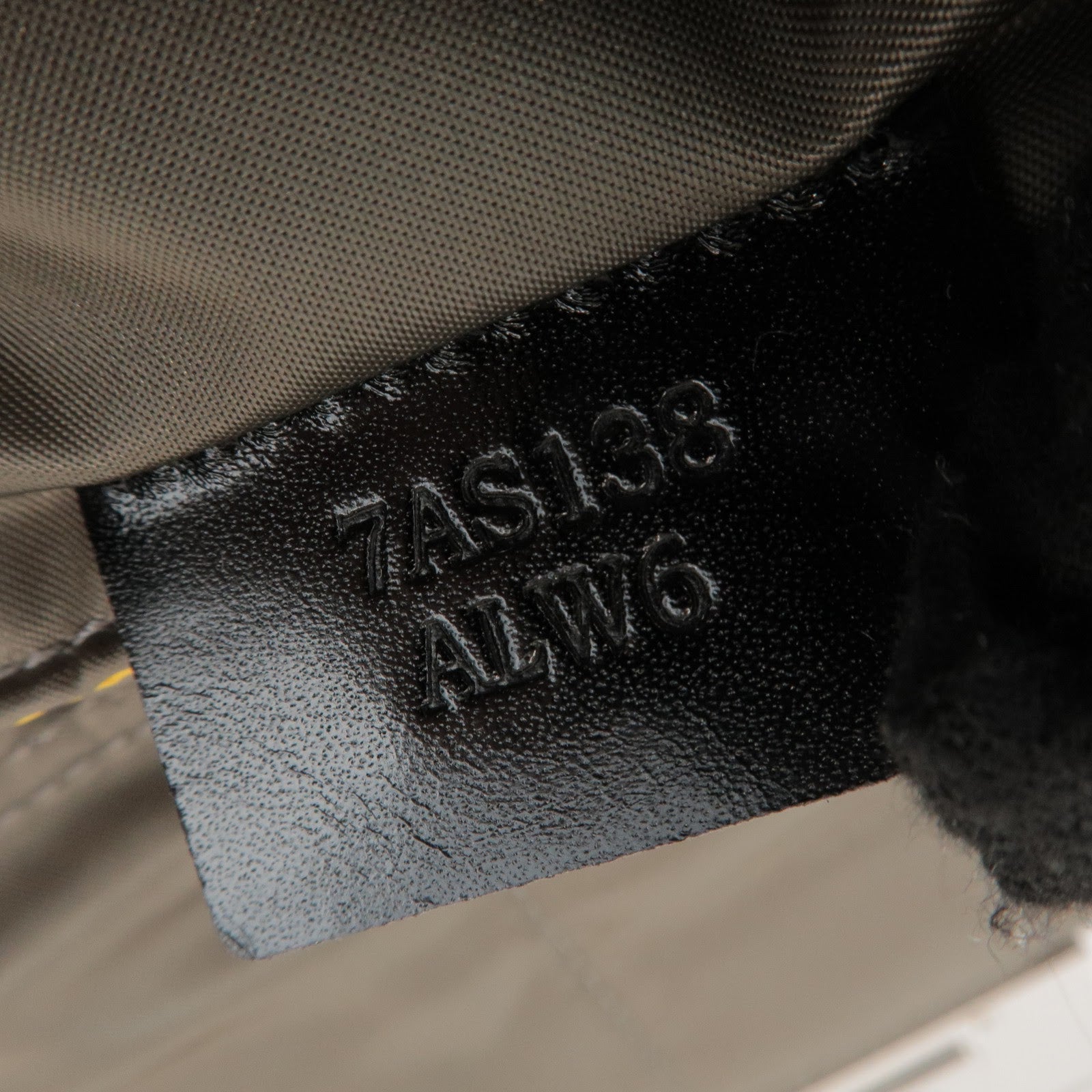 FENDI × PORTER Nylon Leather Baguette Mini 2WAY Bag Grey 7AS138