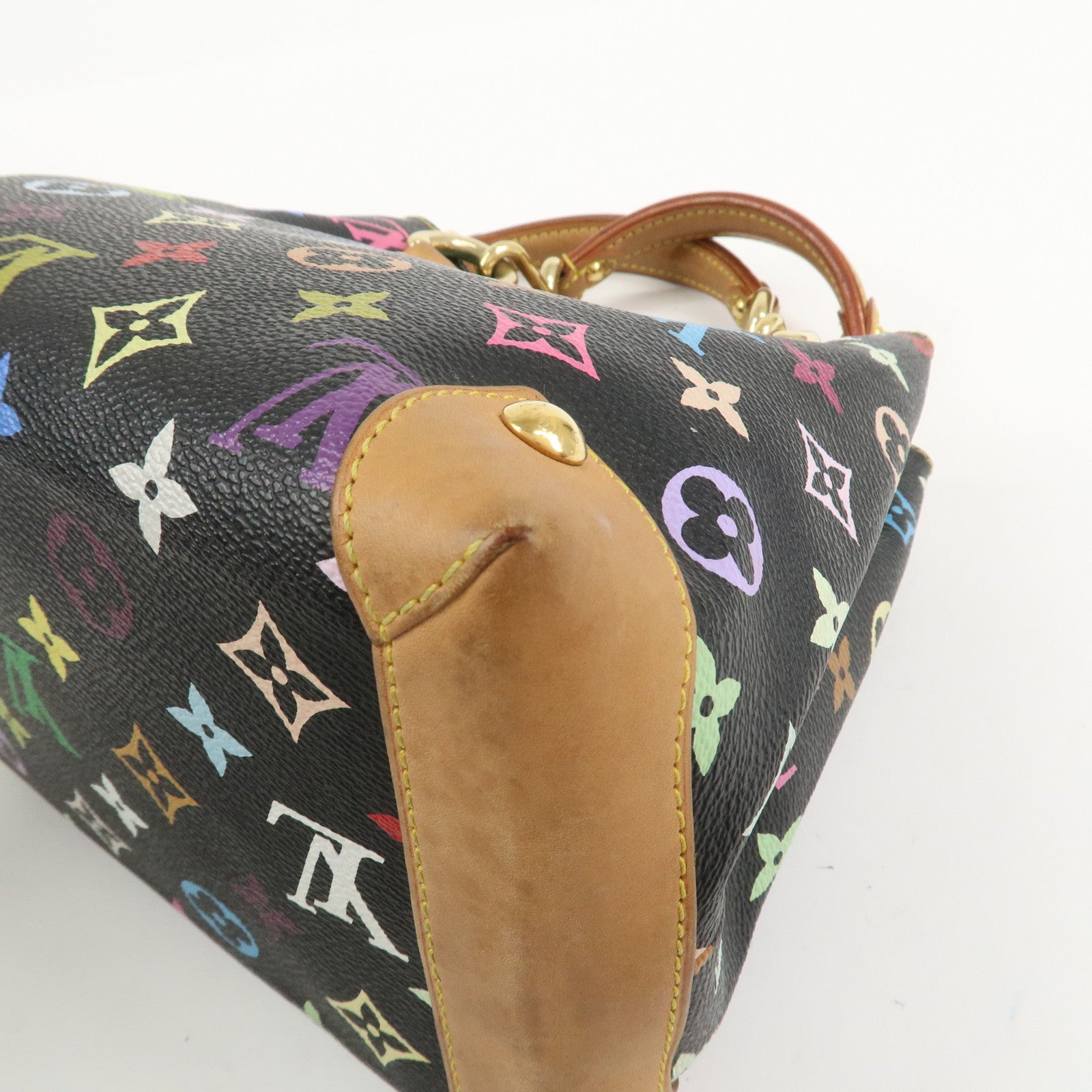 Louis Vuitton Monogram Multicolor Audra Hand Bag Noir Black M40048