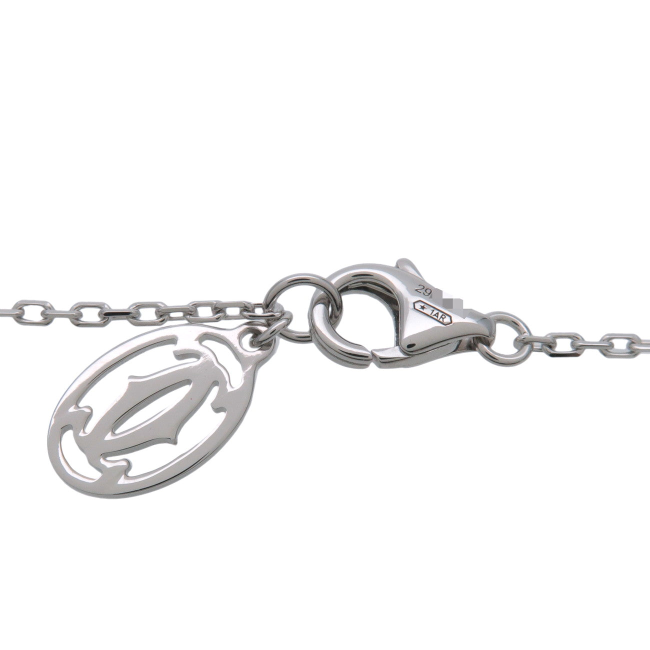Cartier D'amour 1P Diamond Necklace SM 0.09ct 750WG White Gold