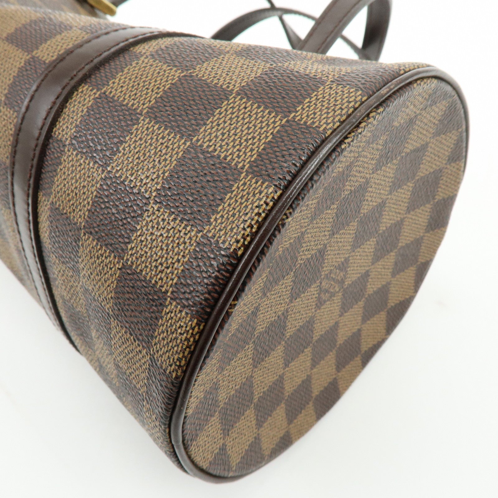 Louis Vuitton Damier Ebene Papillon 30 Hand Bag Brown N51303