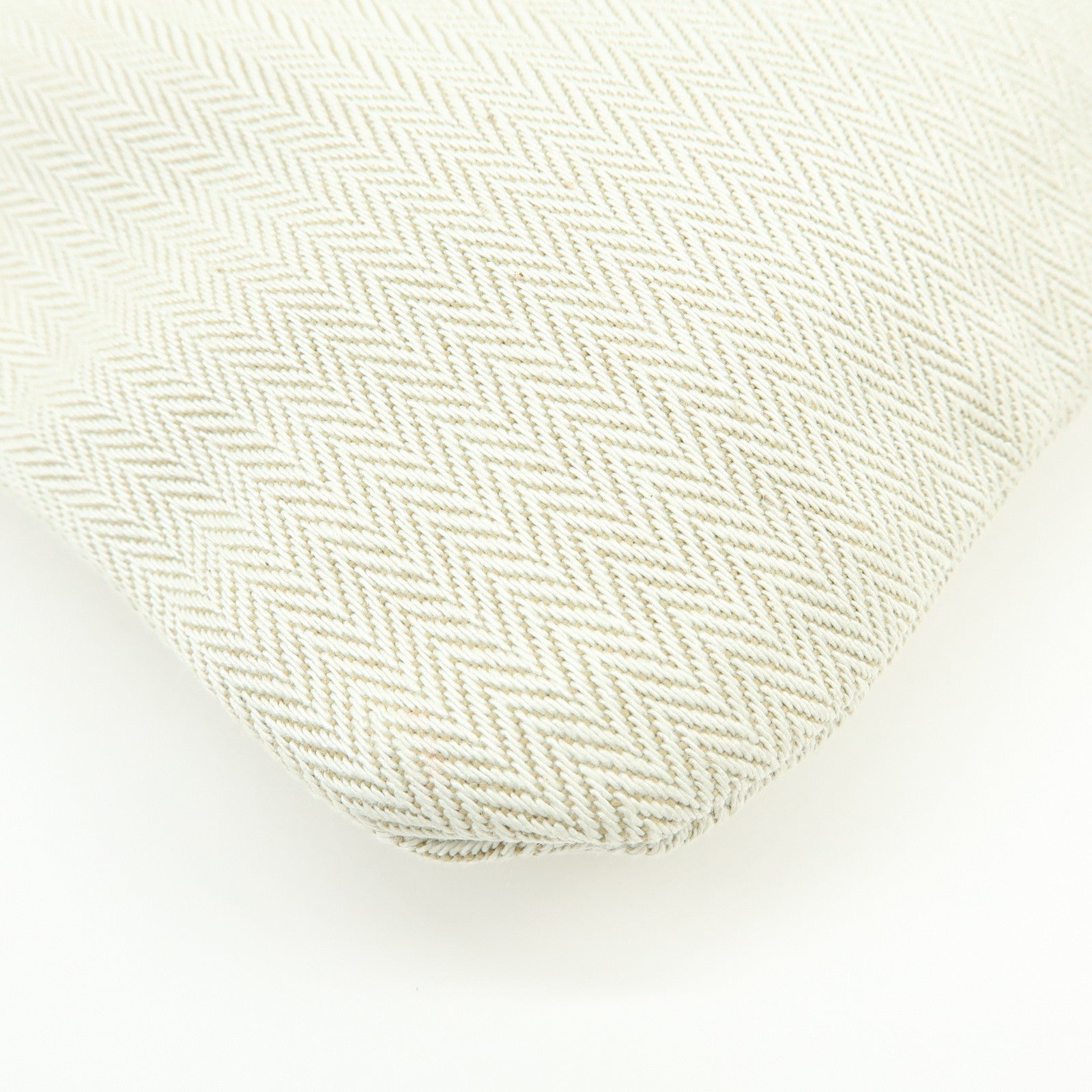 HERMES Aline PM Canvas Leather Shoulder Bag Hand Bag Natural Blue