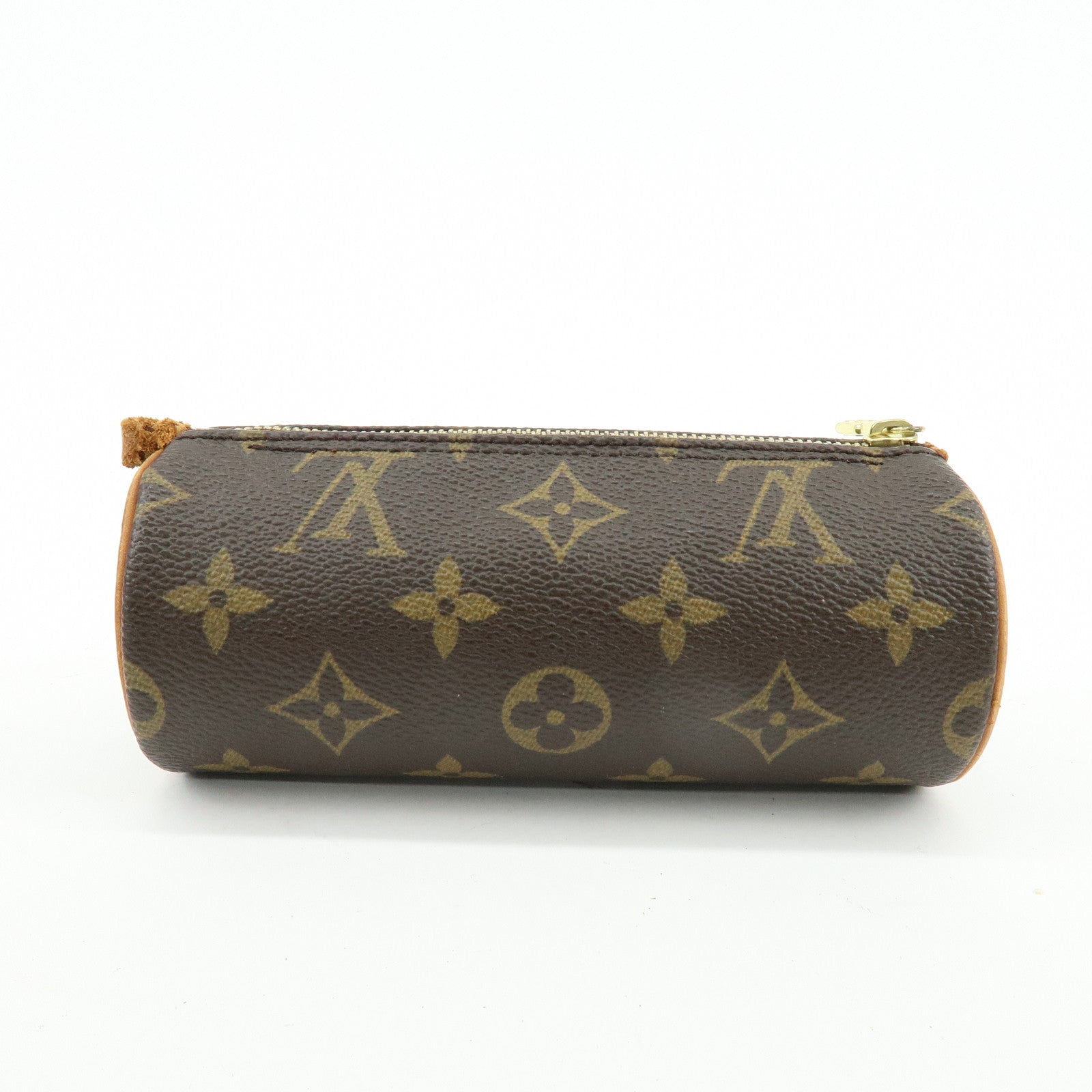 Louis Vuitton Monogram Set of 2 Mini Pouch for Papillon Bag Brown