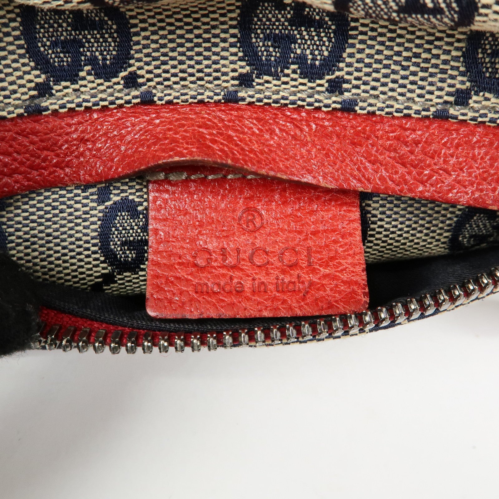 GUCCI Sherry GG Canvas Leather Waist Bag Crossbody Bag 28566