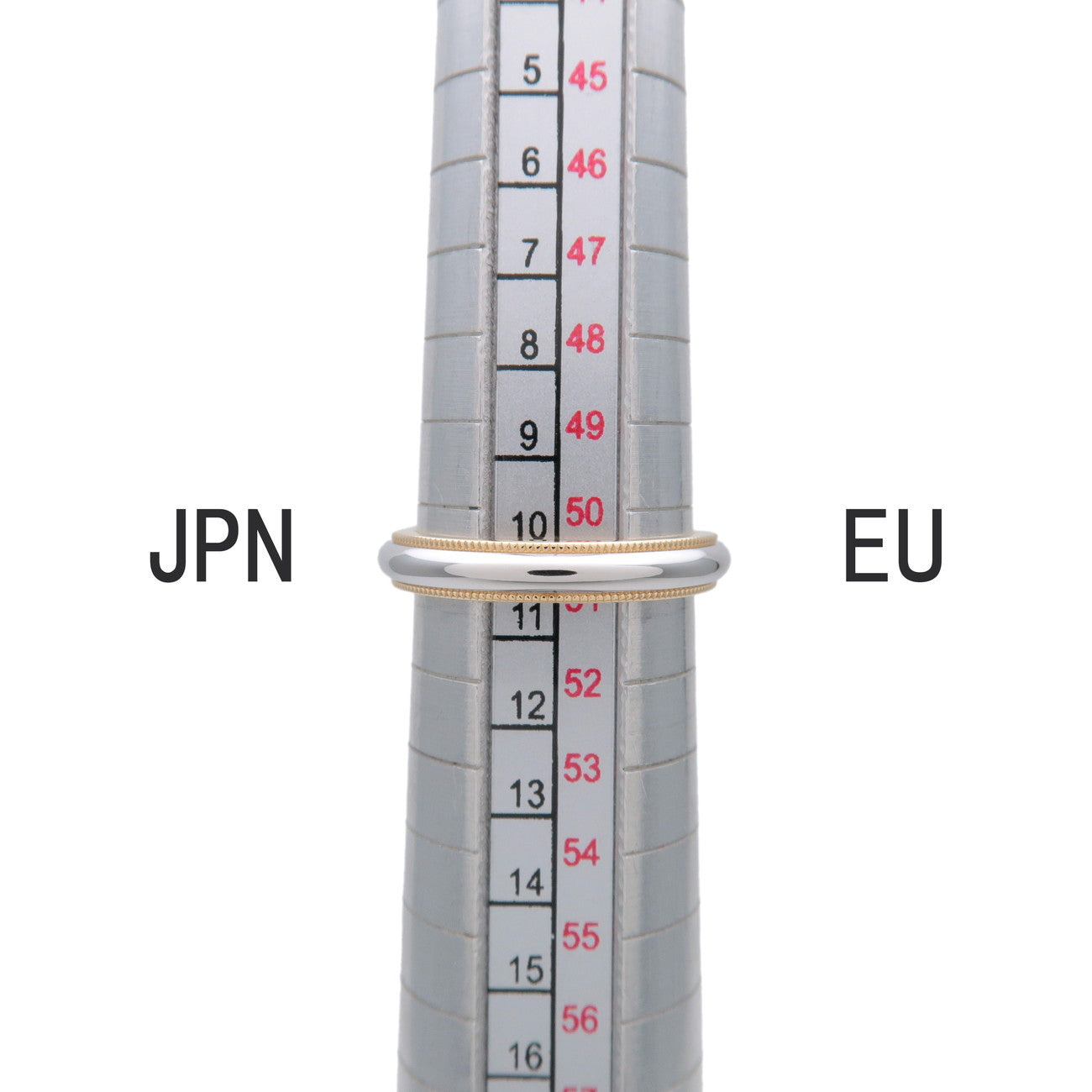 Tiffany & Co Milgrain Band Ring PT950 K18 750YG US5.5-6 EU51