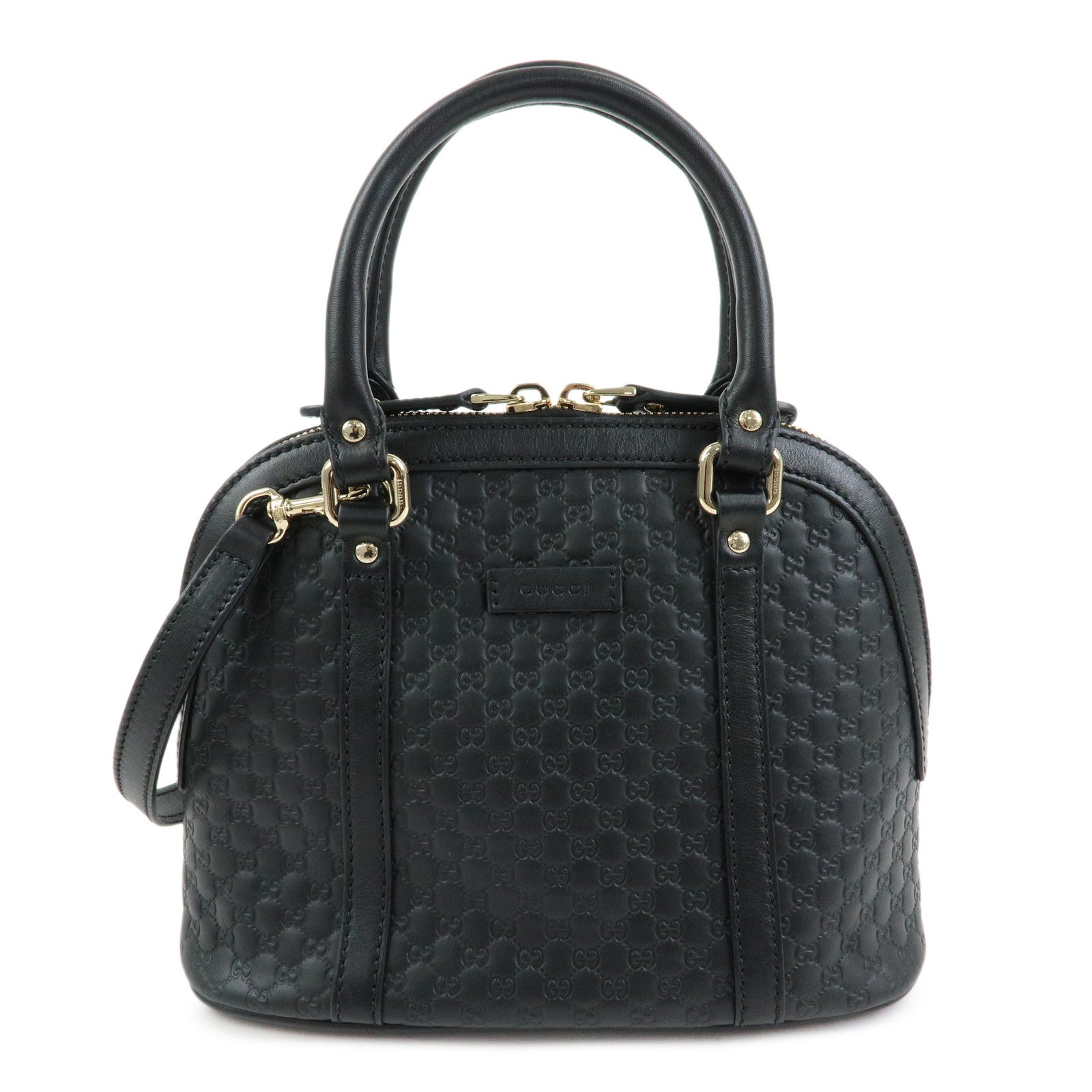 GUCCI Micro Guccissima Leather 2Way Hand Bag Shoulder Bag 449654