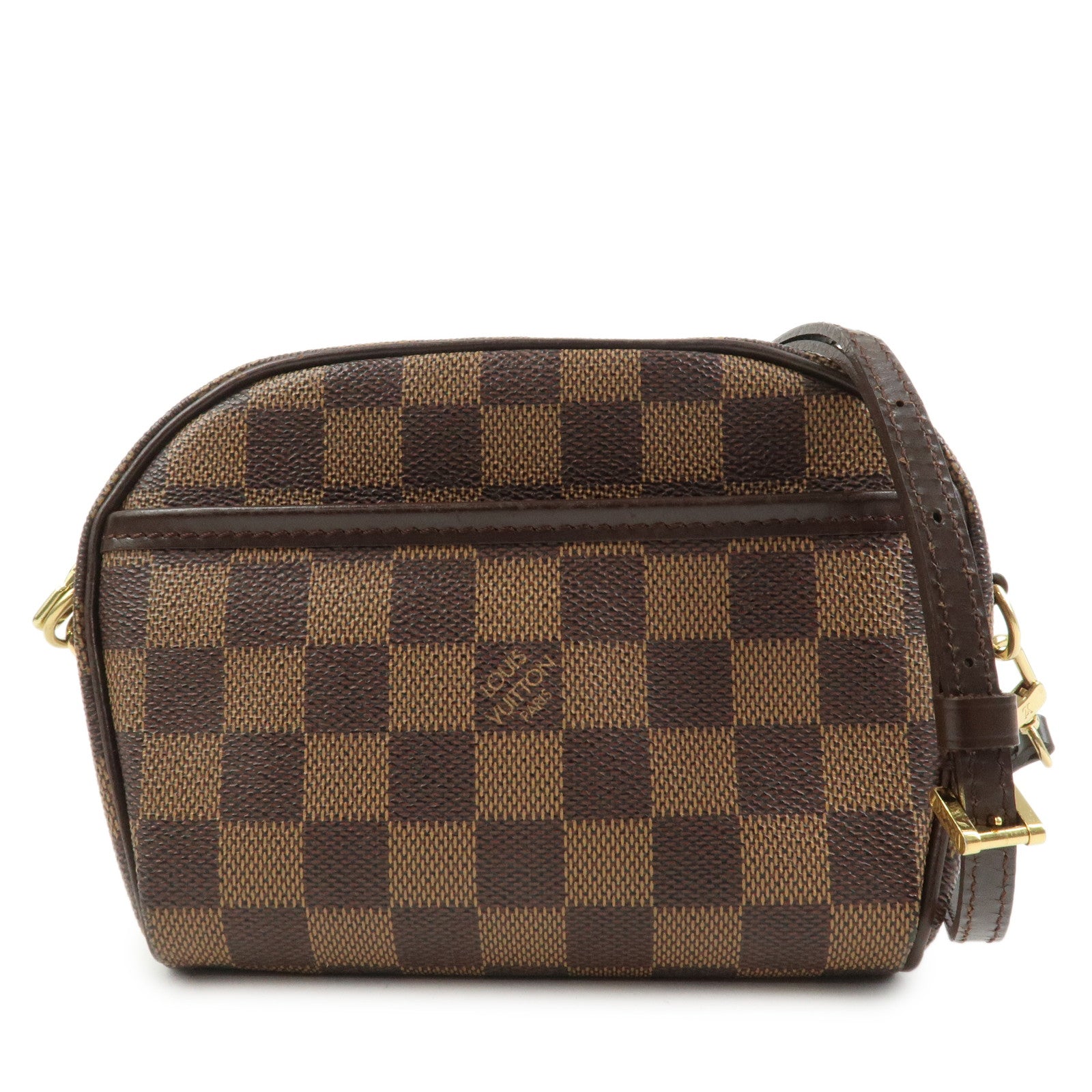 Louis Vuitton Damier Pochette Ipanema Shoulder Bag Ebene N51296
