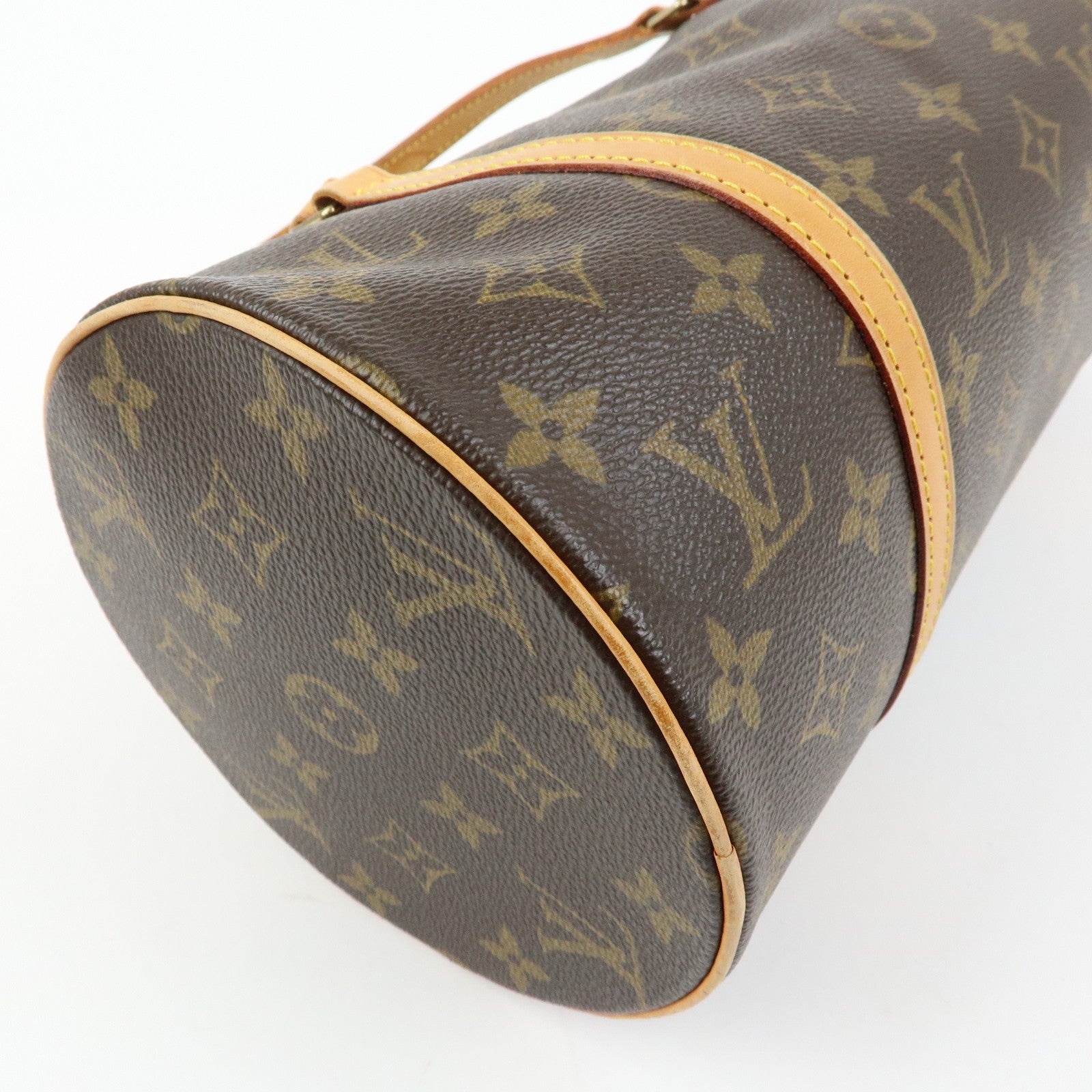 Louis Vuitton Monogram Papillon 30 Hand Bag Brown M51385