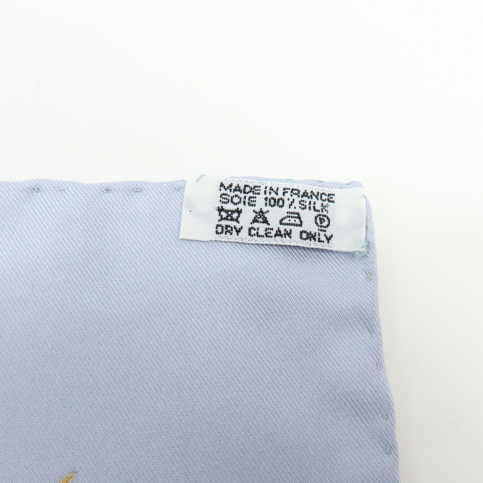 HERMES Carre 90 Silk 100% Scarf Au Pays de Cocagne Blue Brown