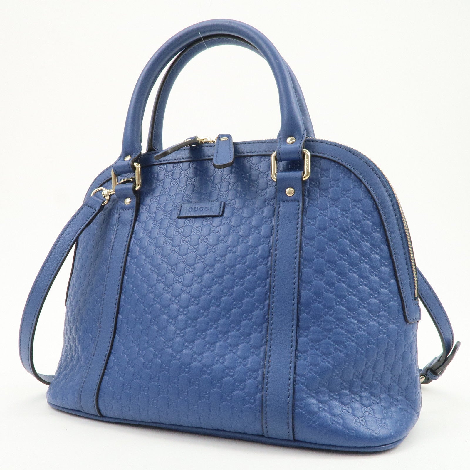 GUCCI Micro Guccissima Leather 2WAYBag Hand Bag Shoulder Bag 449663
