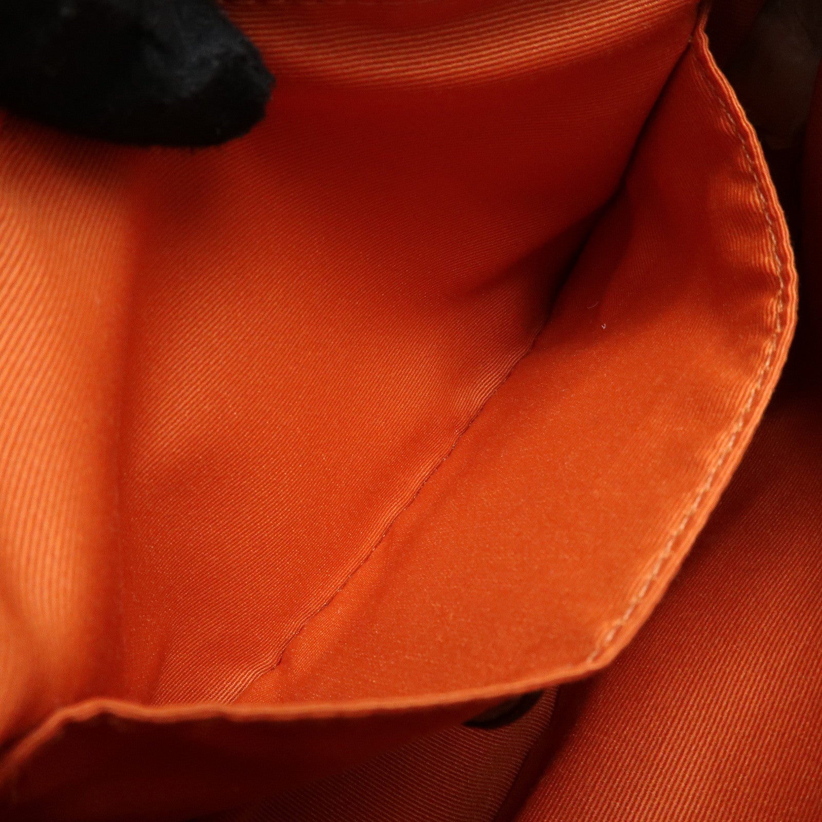 COACH Signature Canvas Leather Mini Hand Bag Brown Beige