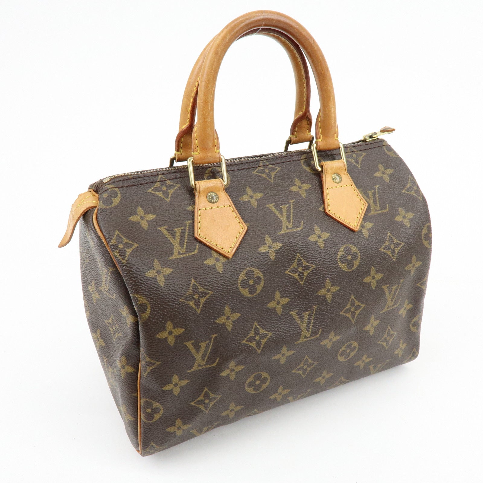 Louis Vuitton Monogram Speedy 25 Boston Bag Hand Bag Brown M41528