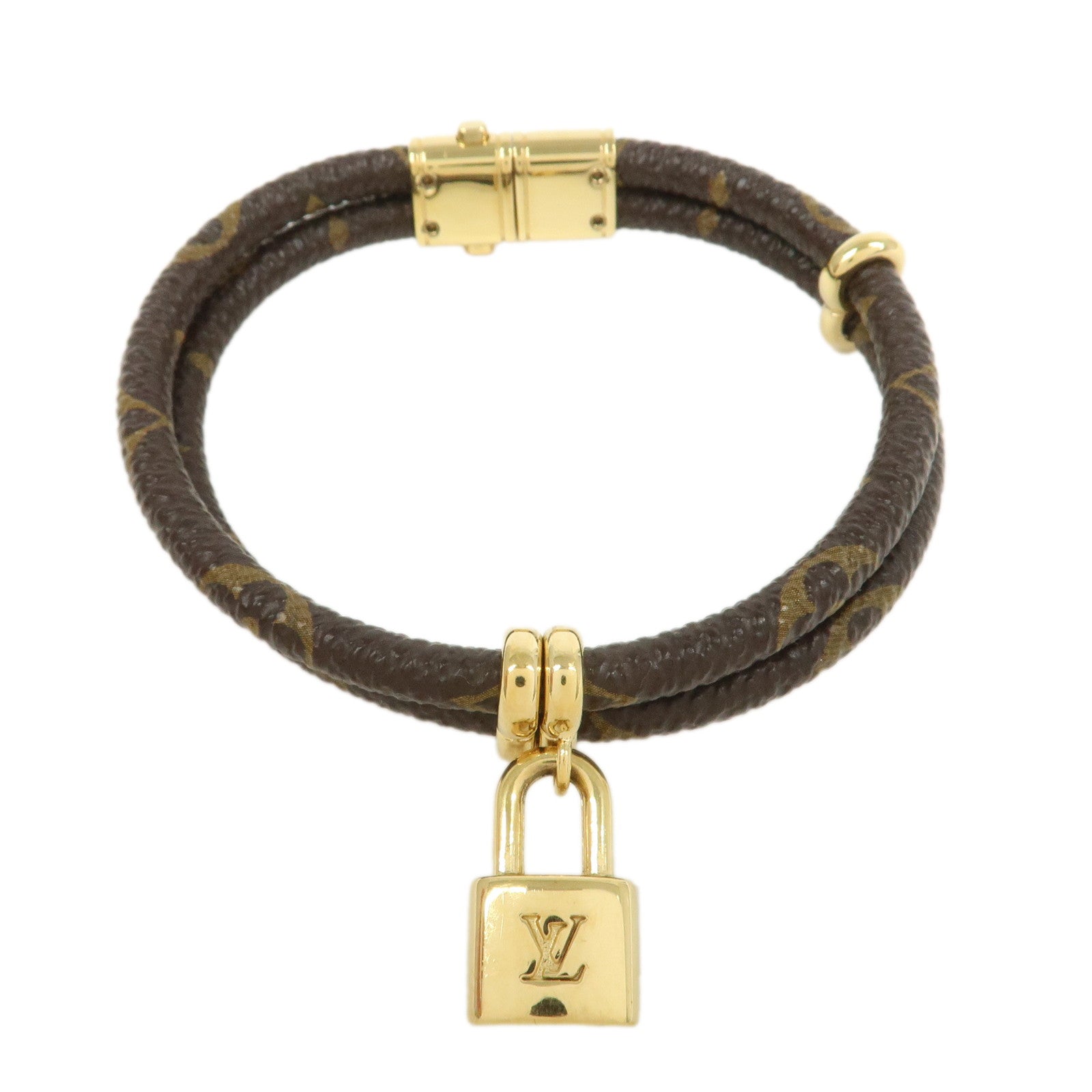 Louis Vuitton Monogram Canvas Keep It Twice Bracelet M8109