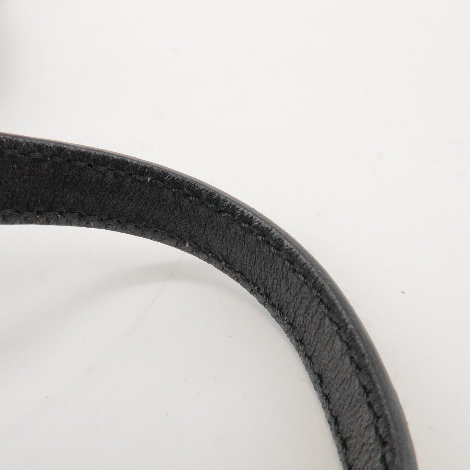 PRADA Logo Leather 2Way Hand Shoulder Bag Ribbon Black Pink BN1604