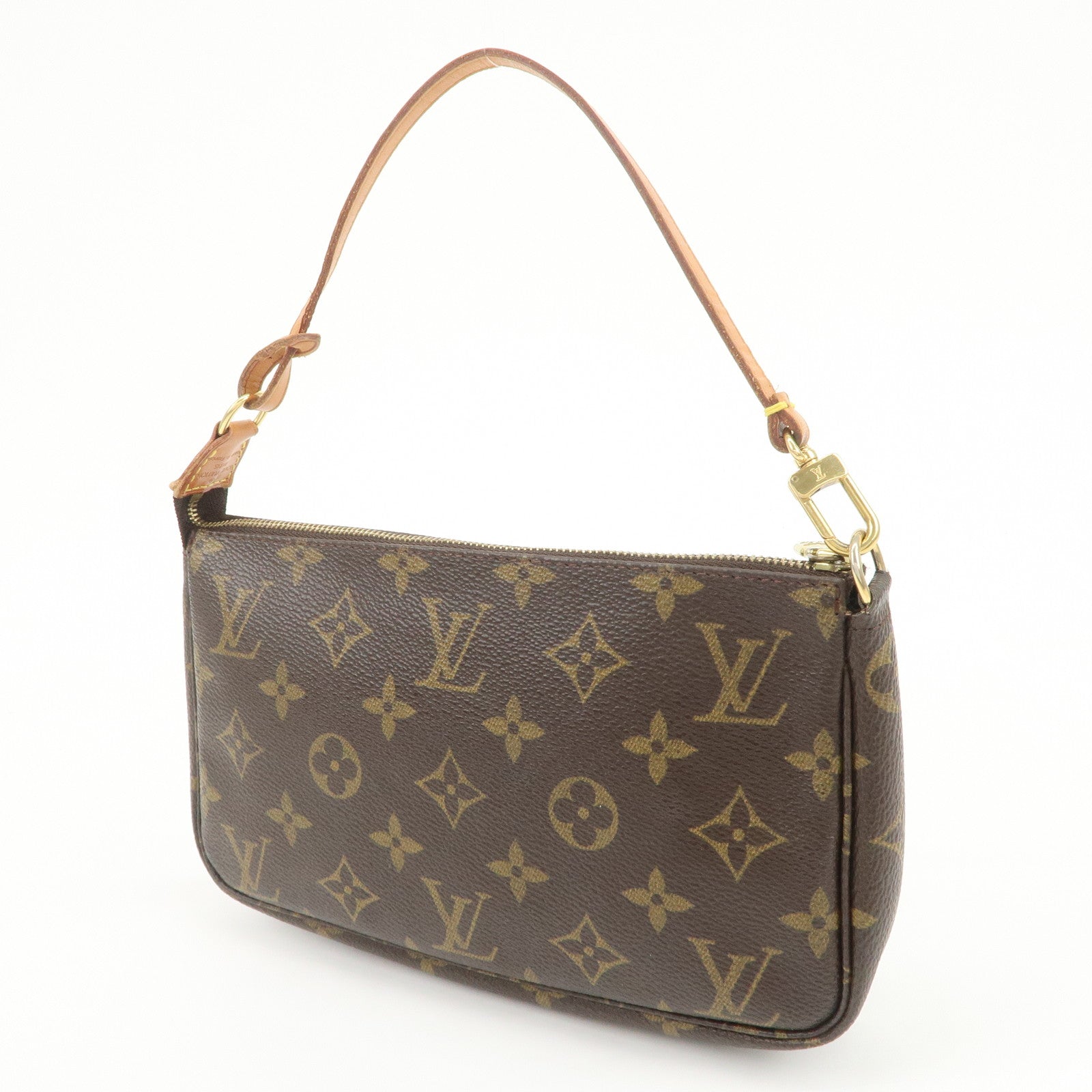 Louis Vuitton Monogram Pochette Accessoires Pouch Hand Bag M51980