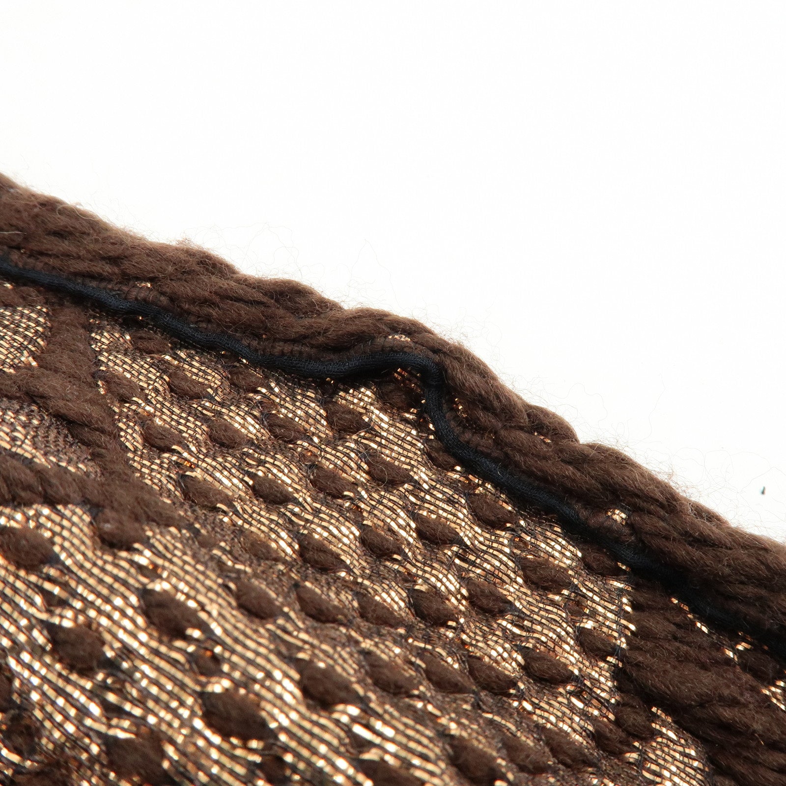 Louis Vuitton Echarpe Logomania Shine Wool Silk Scarf Brown M71383