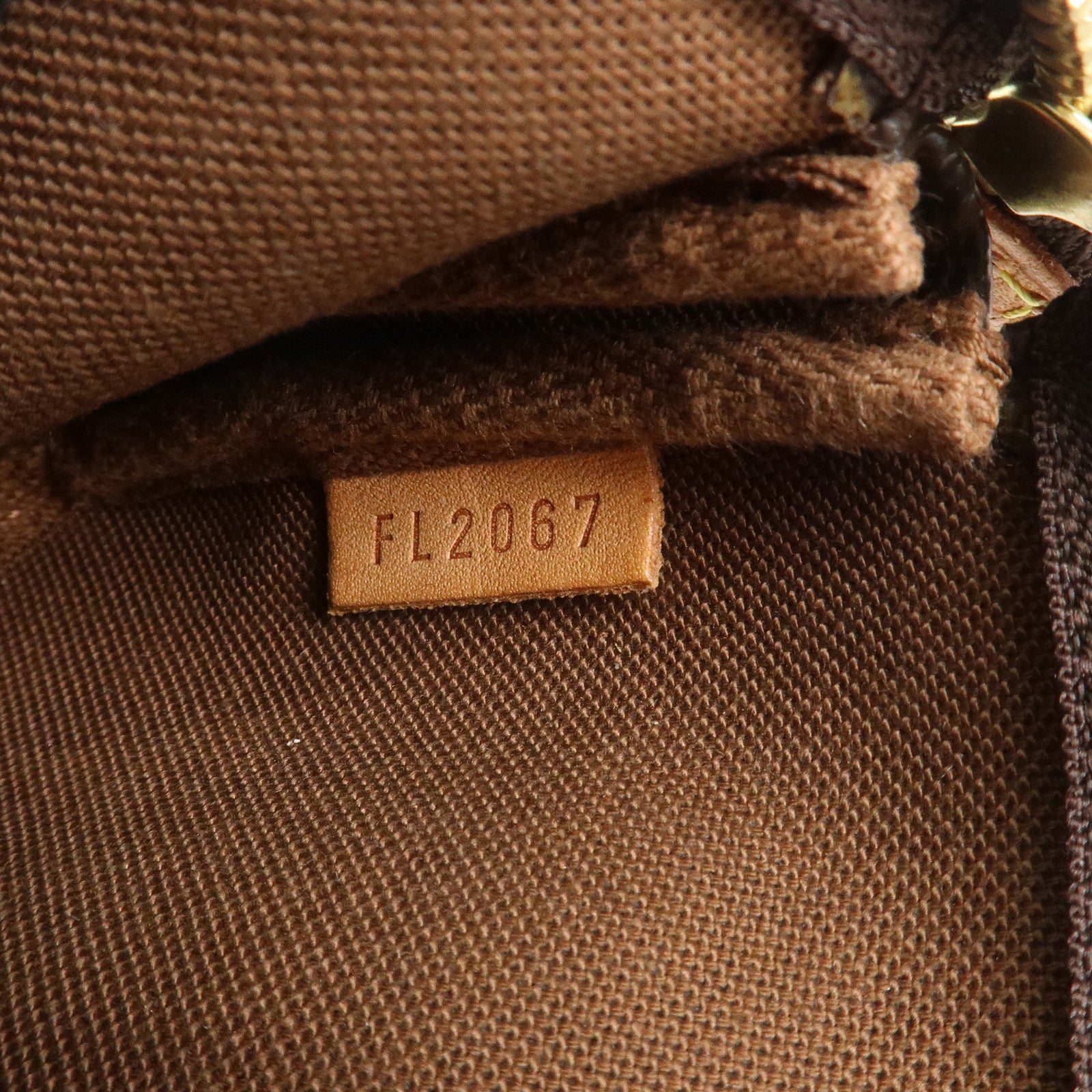 Louis Vuitton Monogram Mini Pochette Accessoires Hand Bag M58009