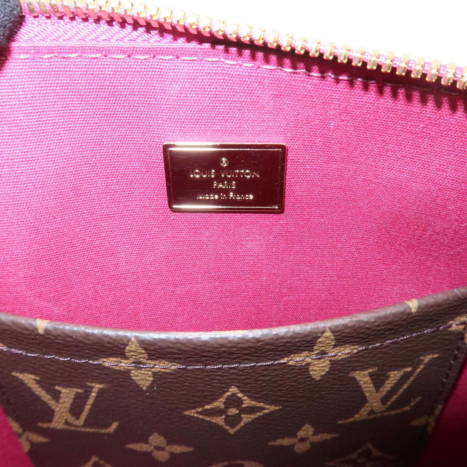 Louis Vuitton Monogram Vernis Alma BB 2Way Bag Magenta M54785
