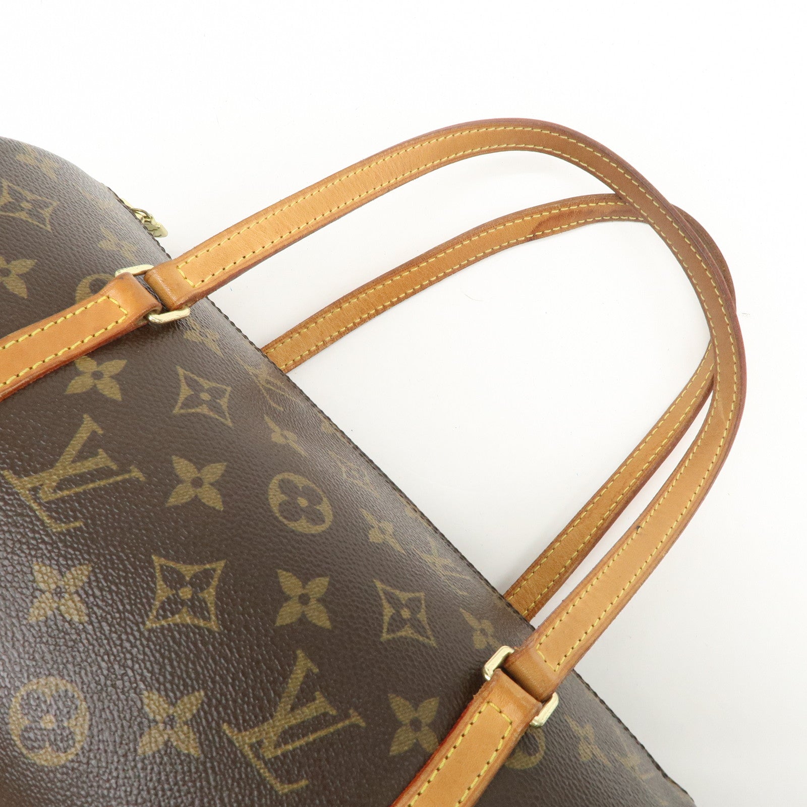 Louis Vuitton Monogram Papillon 30 Hand Bag Brown M51385