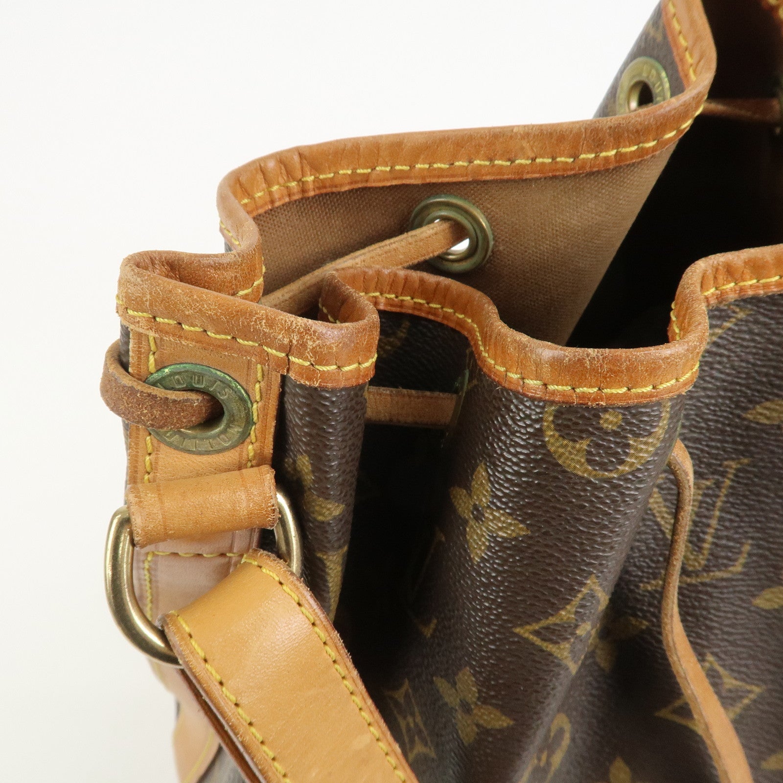 Louis Vuitton Monogram Noe Shoulder Bag Hand Bag Brown M42224