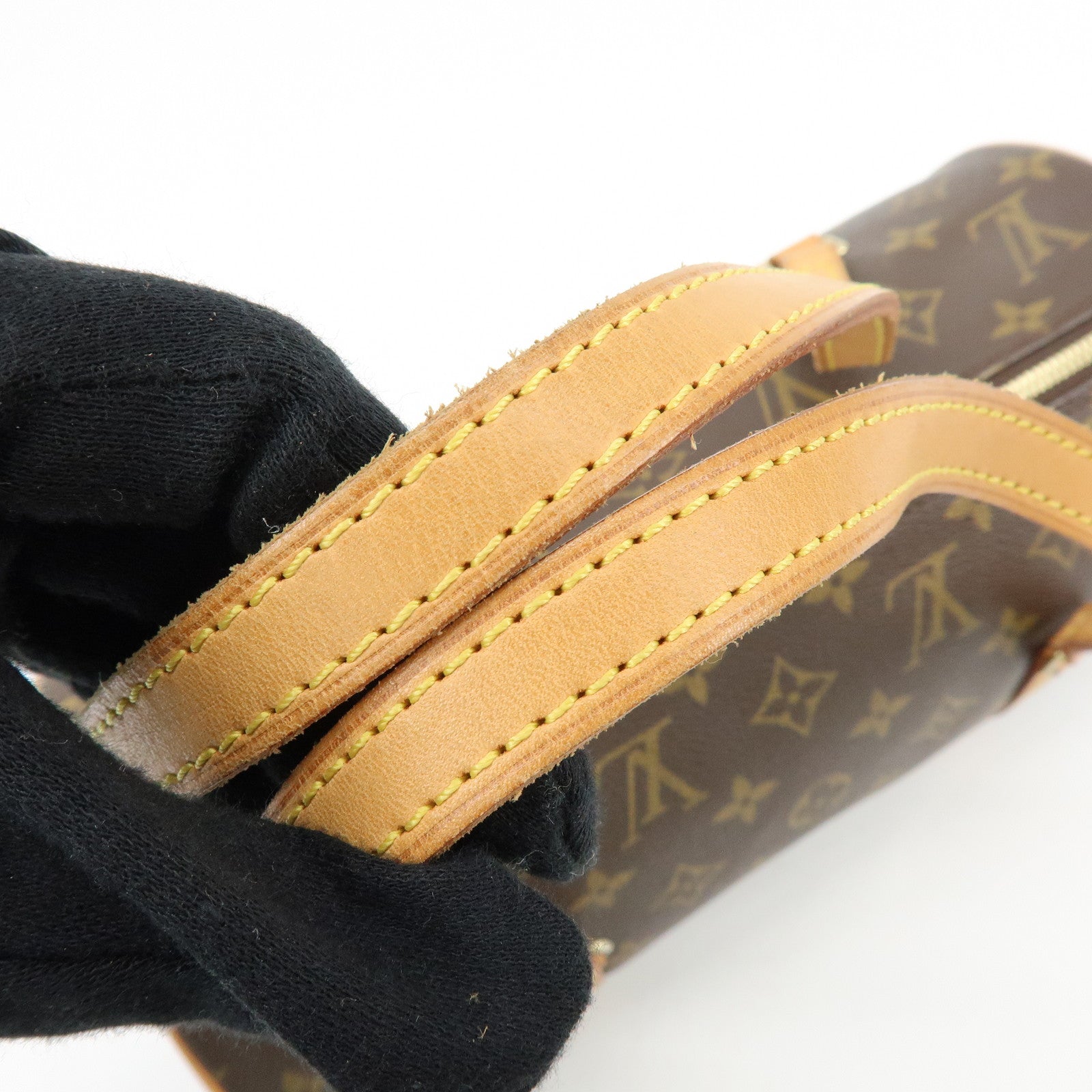 Louis Vuitton Monogram Papillon 30 Hand Bag Brown M51385