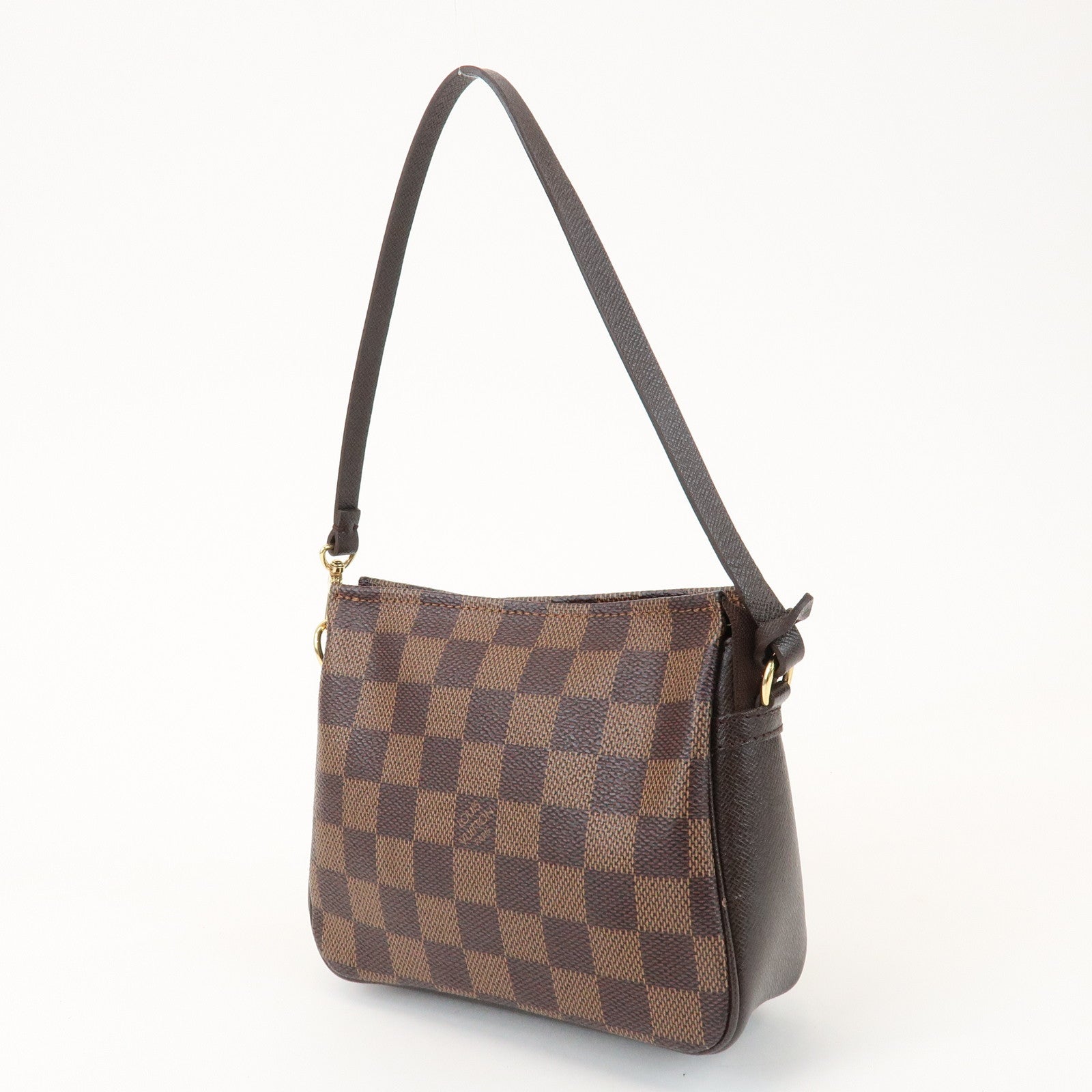 Louis Vuitton Damier Trousse Makeup Accessory Pouch Brown N51982