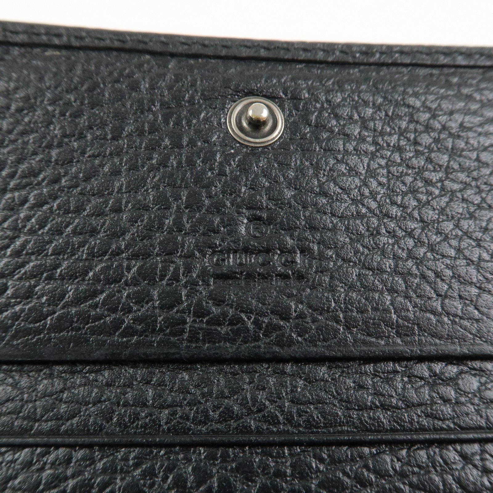 GUCCI GG Marmont Double G Mini Leather Wallet Compact Wallet 456126