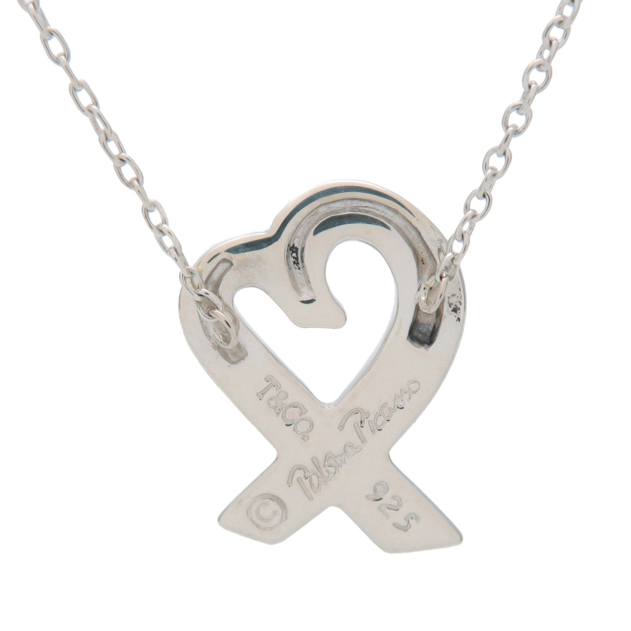 Tiffany & Co Loving Heart Necklace Small SV925 Silver