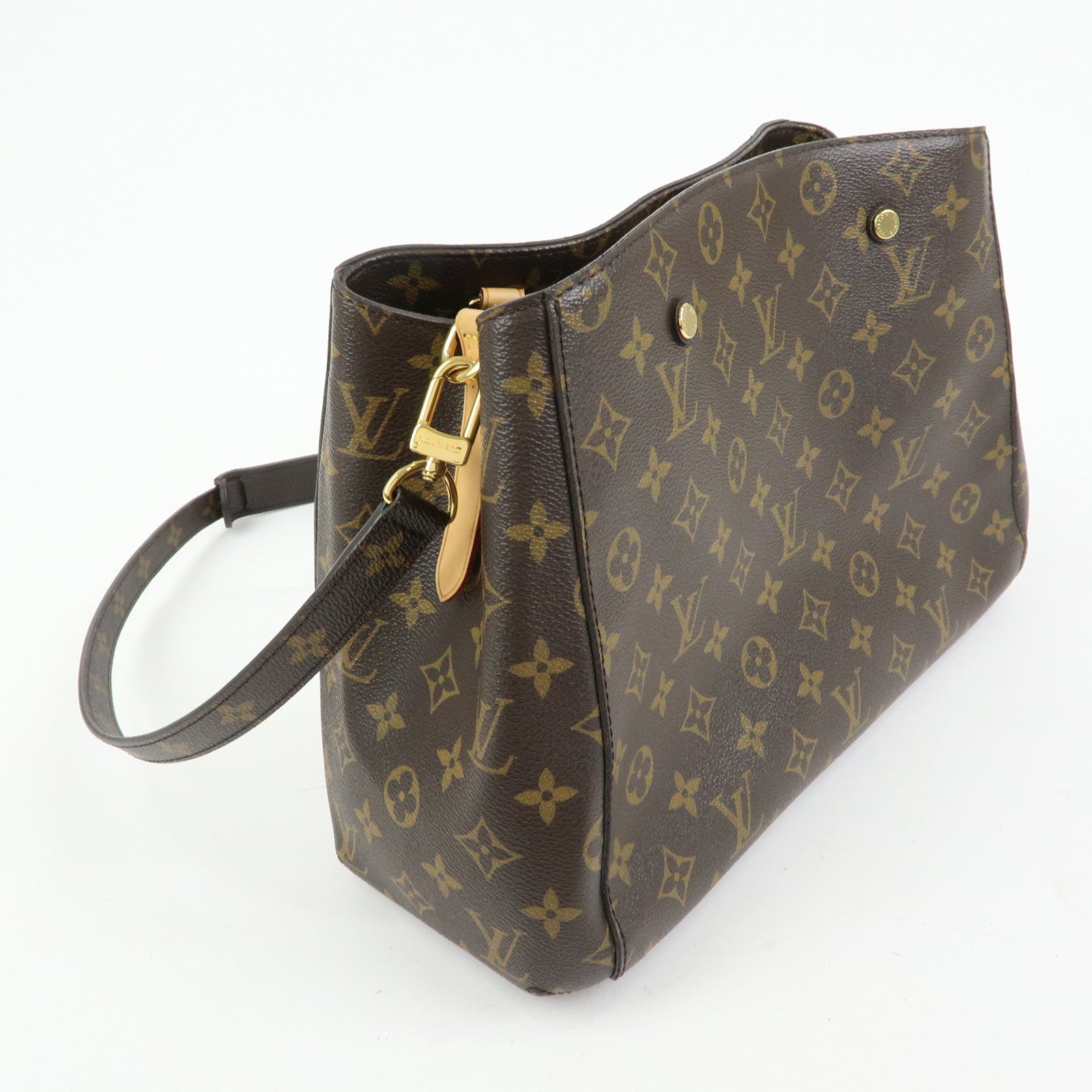 Louis Vuitton Monogram Montaigne BB 2Way Bag Hand Bag Brown M41055