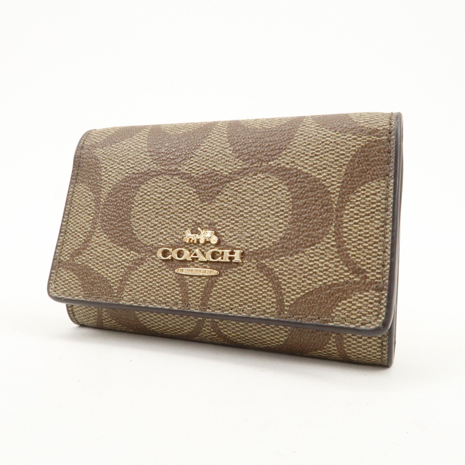 COACH Set Of 4 Card Case Coin Case Key Case Black Red Brown