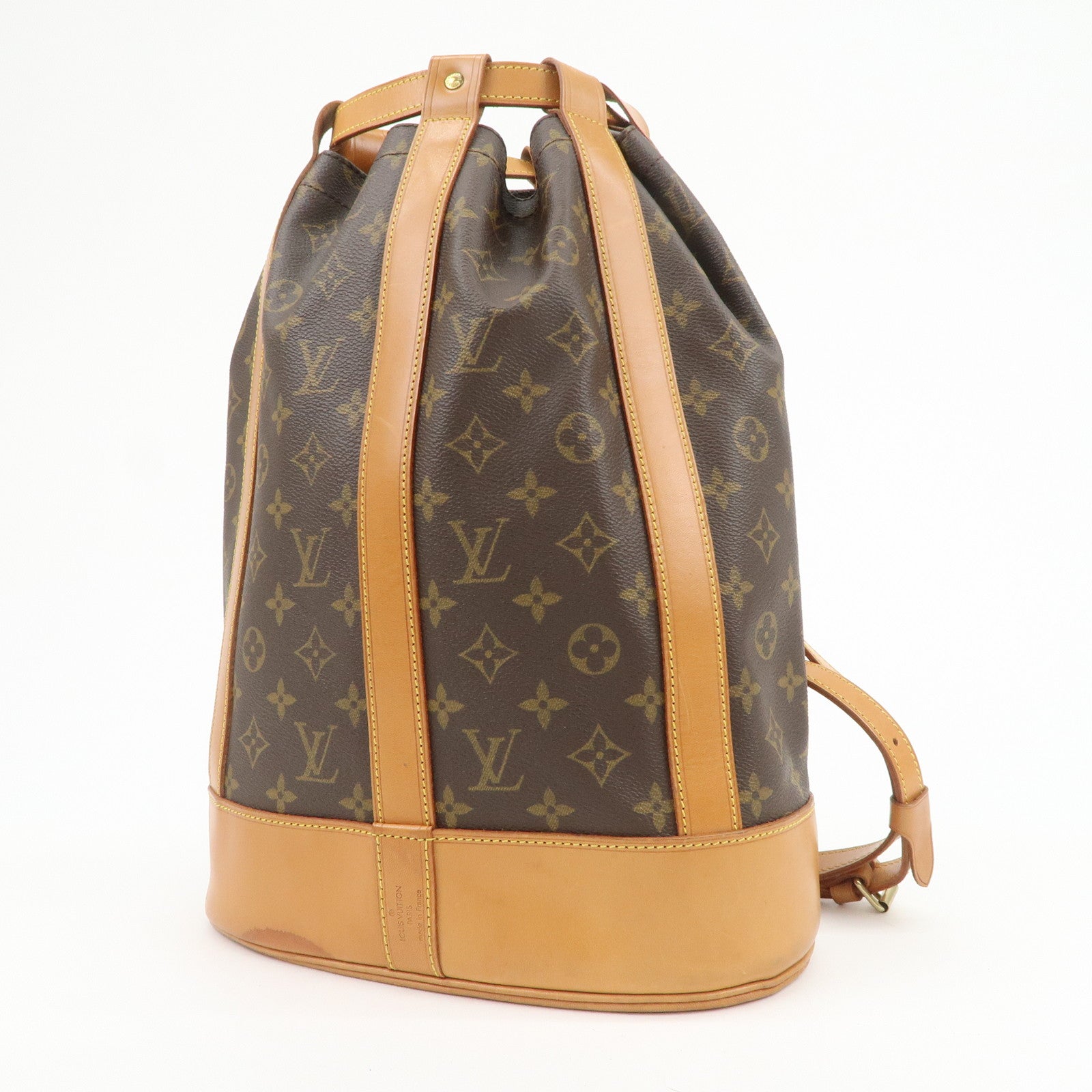 Louis Vuitton Monogram Randonnee PM Shoulder Bag Brown M42243