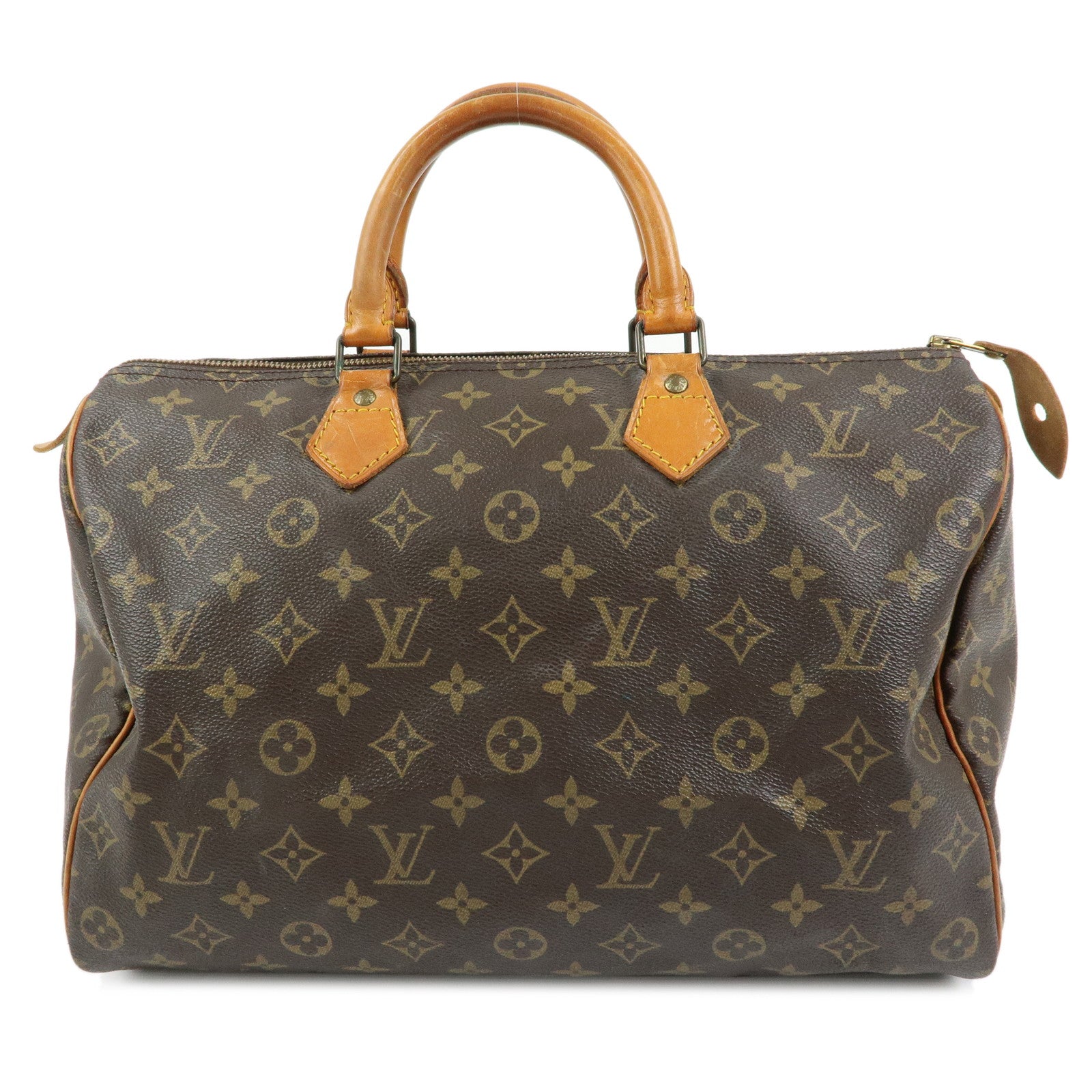 Louis Vuitton Monogram Speedy 35 Boston Bag Hand Bag M41524