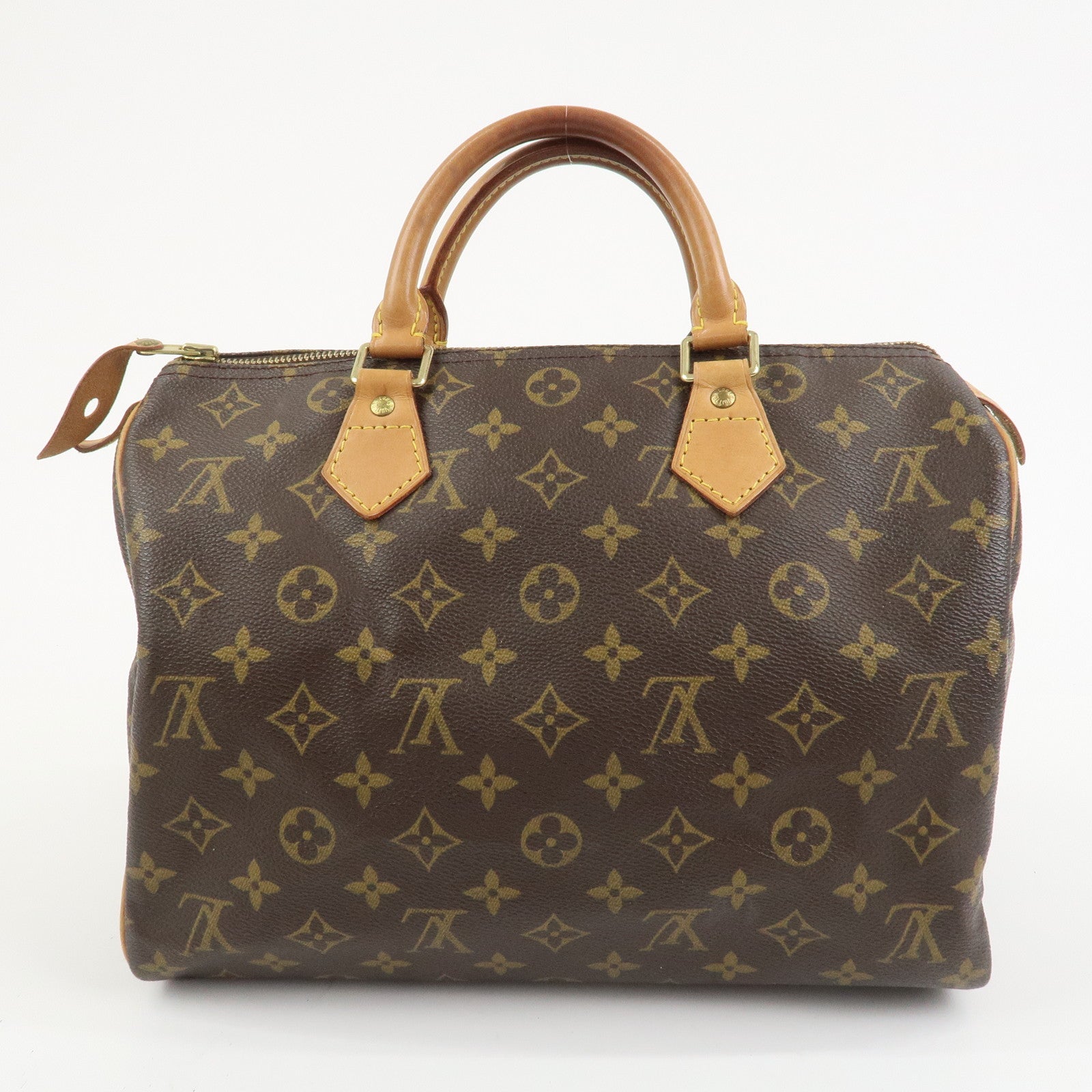 Louis Vuitton Monogram Speedy 30 Boston Bag Hand Bag Brown M41526