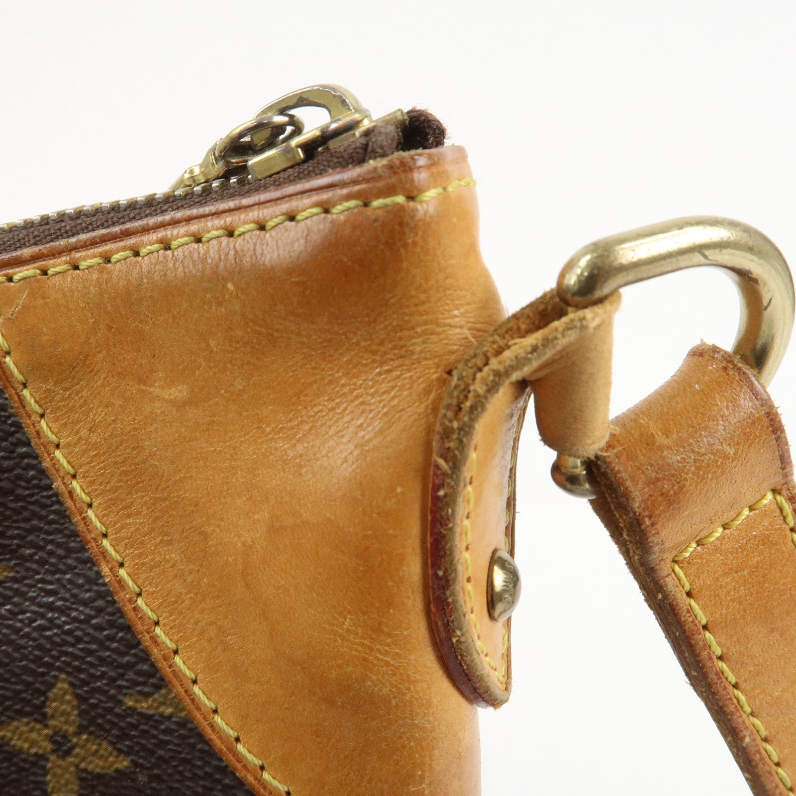 Louis Vuitton Monogram Odeon MM Shoulder Bag Brown M56389